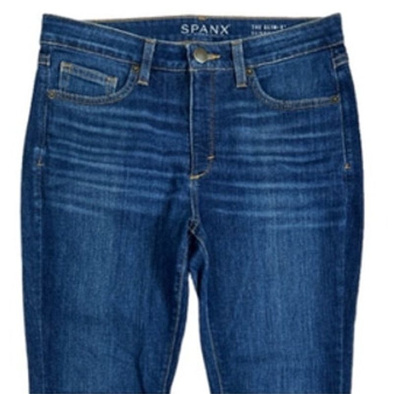 Spanx SPANX The Slim-X Skinny Dark Wash Jean 28 Size 28" / US 6 / IT 42 - 8 Thumbnail