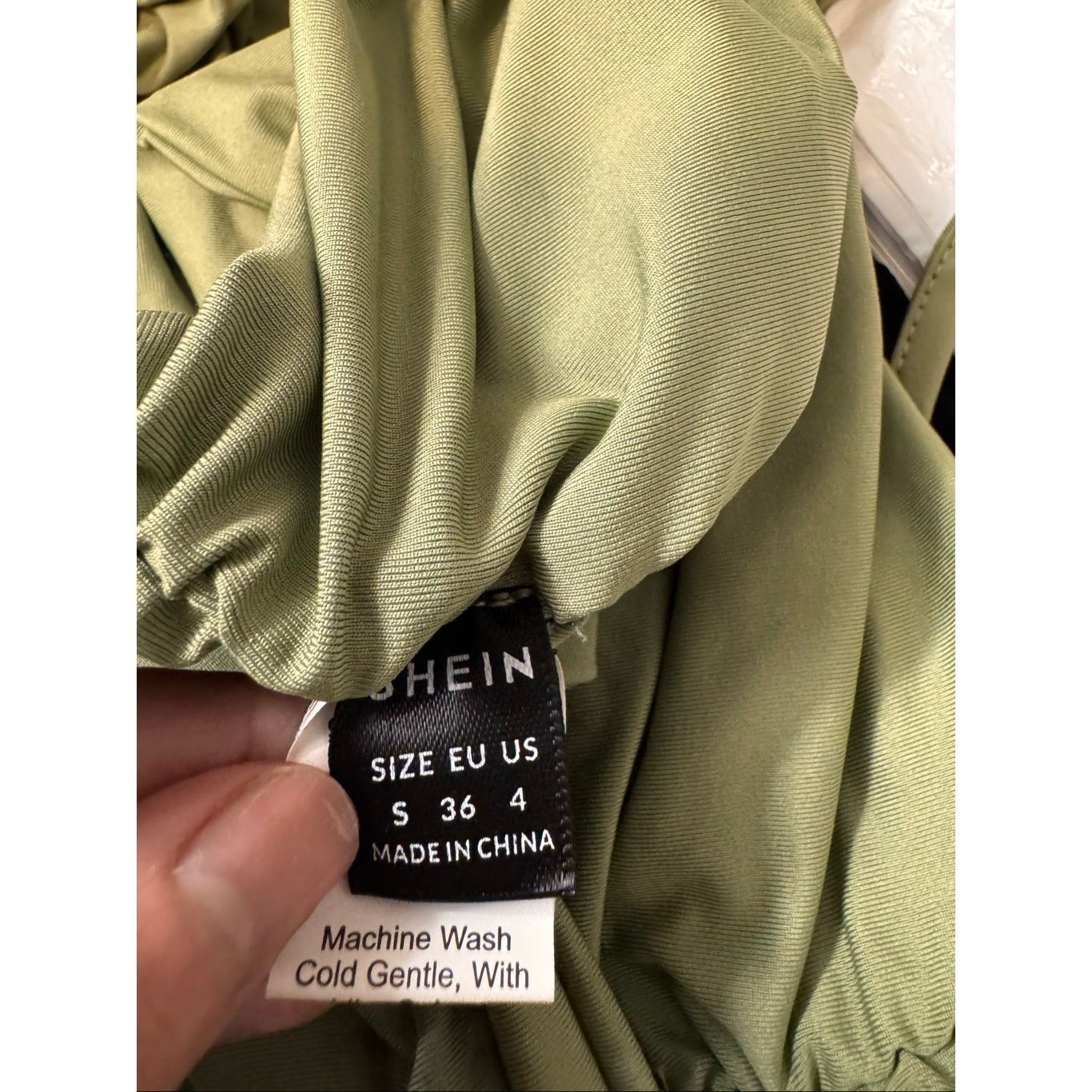Other Olive Green Ruched Crop Top & Skirt Set Size Small 2-Piece M Size 27" / US 4 / IT 40 - 4 Thumbnail