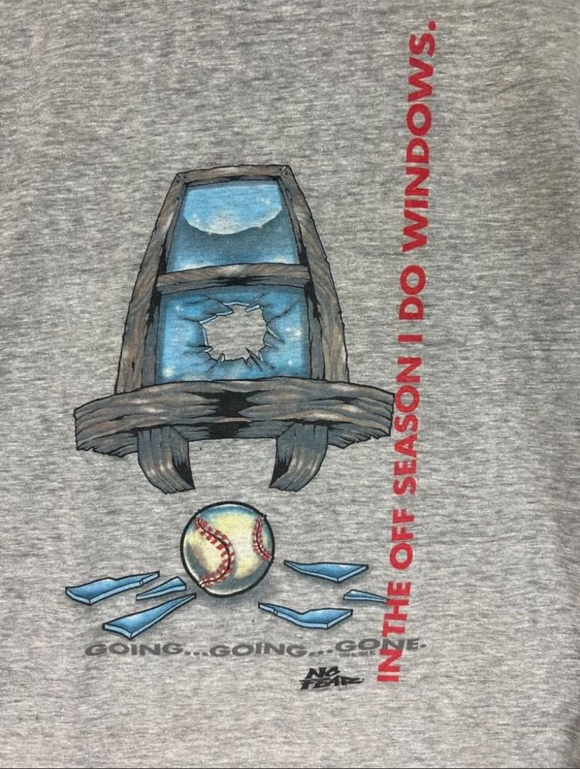 No Fear × Vintage Vintage 90s No Fear Baseball Tee/ Streetwear MLB tee Size US L / EU 52-54 / 3 - 7 Thumbnail