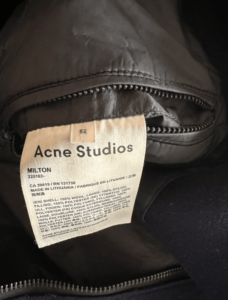 Acne Studios Acne Studios Coat Jacket Wool Winter Size US L / EU 52-54 / 3 - 3 Thumbnail