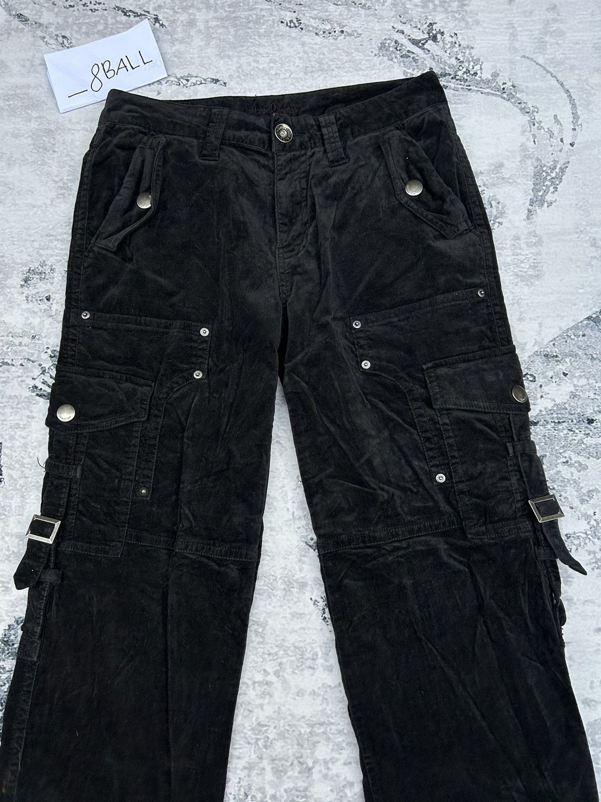 Japanese Brand Corduroy Bondage Cargo Pants Size US 32 / EU 48 - 3 Thumbnail