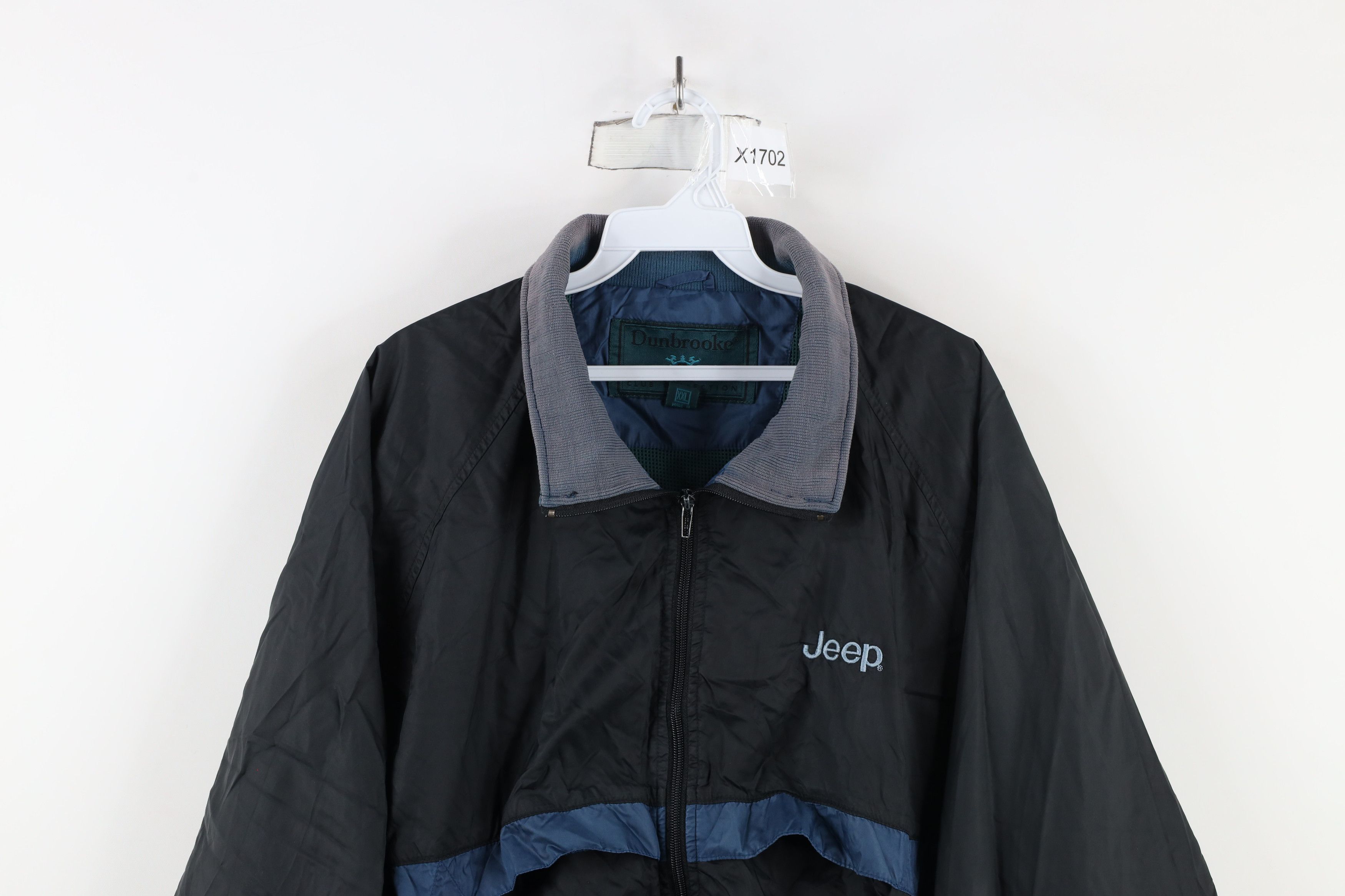 Vintage Vintage 90s Jeep Motors Spell Out Lined Windbreaker Jacket Size US XXL / EU 58 / 5 - 2 Thumbnail