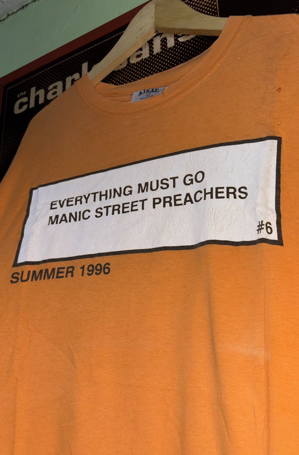 Band Tees VINTAGE 90s MANIC STREET PREACHERS SHIRT BRITPOP Size US L / EU 52-54 / 3 - 7 Thumbnail