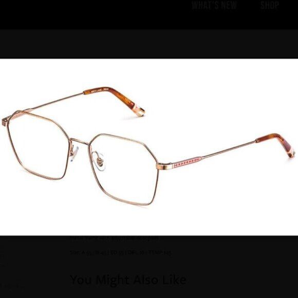 Etnia Barcelona Etnia Barcelona Gold Brick Lane Glasses Frames 🇪🇸 Size ONE SIZE - 1 Thumbnail