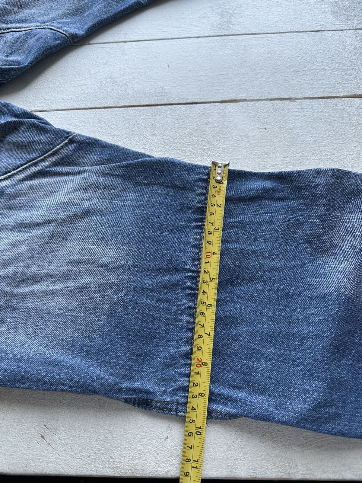 Other 🚨RARE 90s MULTIPOCKET Stone Wash Blue Denim Jeans Mens 34 Size US 38 / EU 54 - 15 Thumbnail