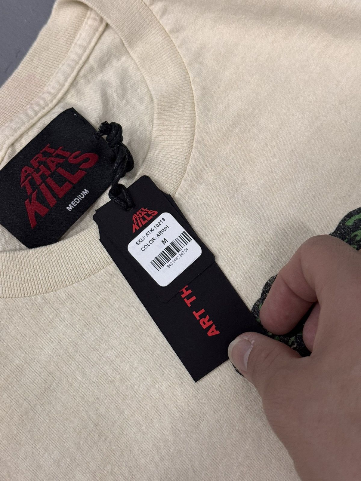 Gallery Dept. Gallery Dept Till Im Dead Tee Cream Size US M / EU 48-50 / 2 - 6 Thumbnail