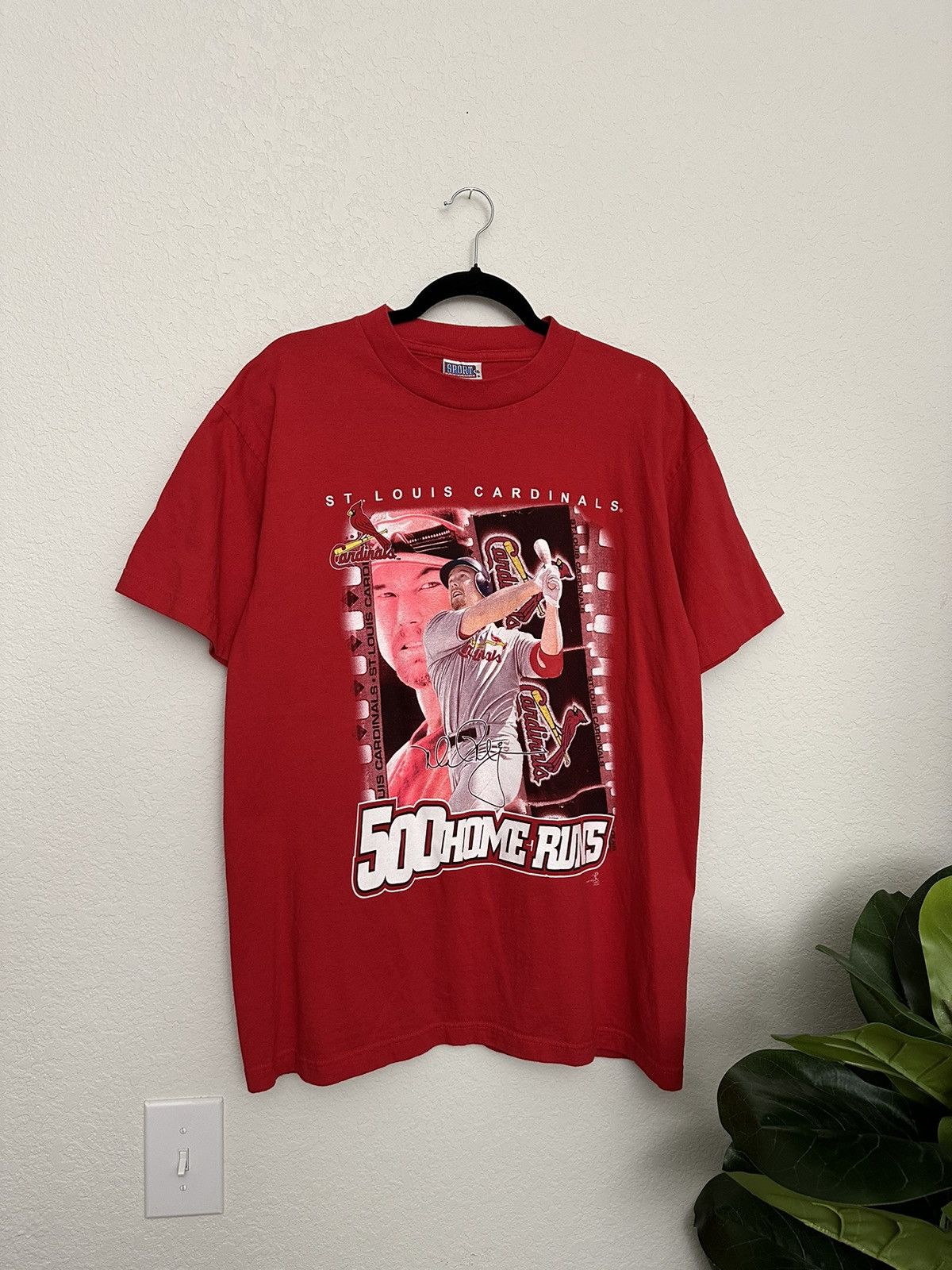 MLB Vintage 1999 ST LOUIS CARDINALS “500 Home Runs” MLB Tshirt Size US L / EU 52-54 / 3 - 1 Thumbnail
