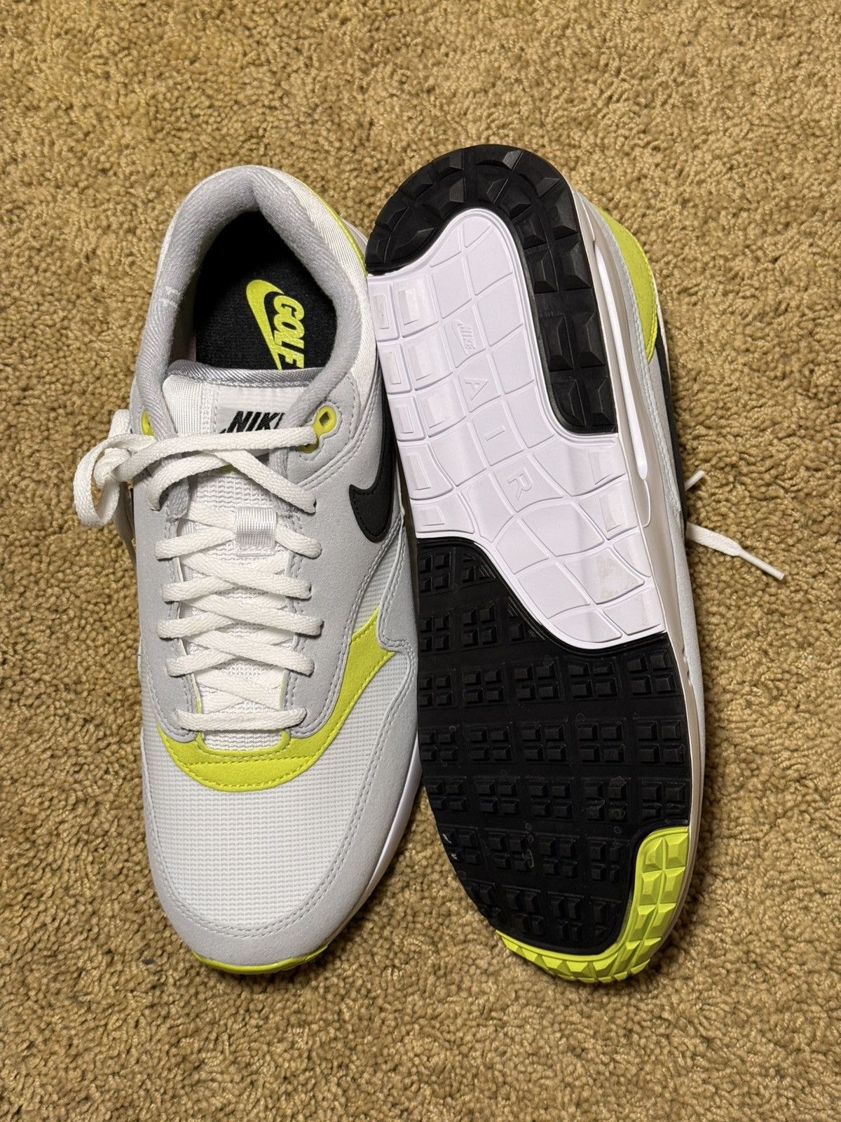 Nike Size 11 - Nike Air Max 1 86 OG Golf Big Bubble Bright Cactus Size US 11 / EU 44 - 4 Thumbnail