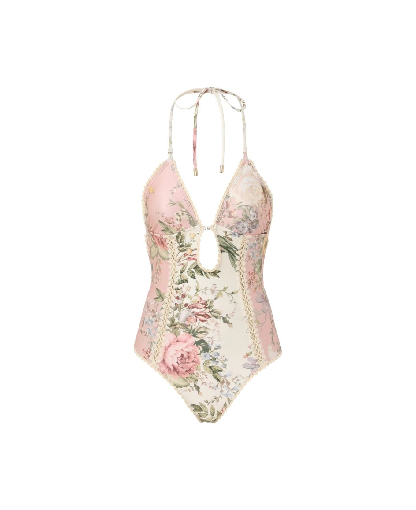 Zimmermann oc11z0525 Bodysuit in Multicolor Size M / US 6-8 / IT 42-44 - 1 Thumbnail