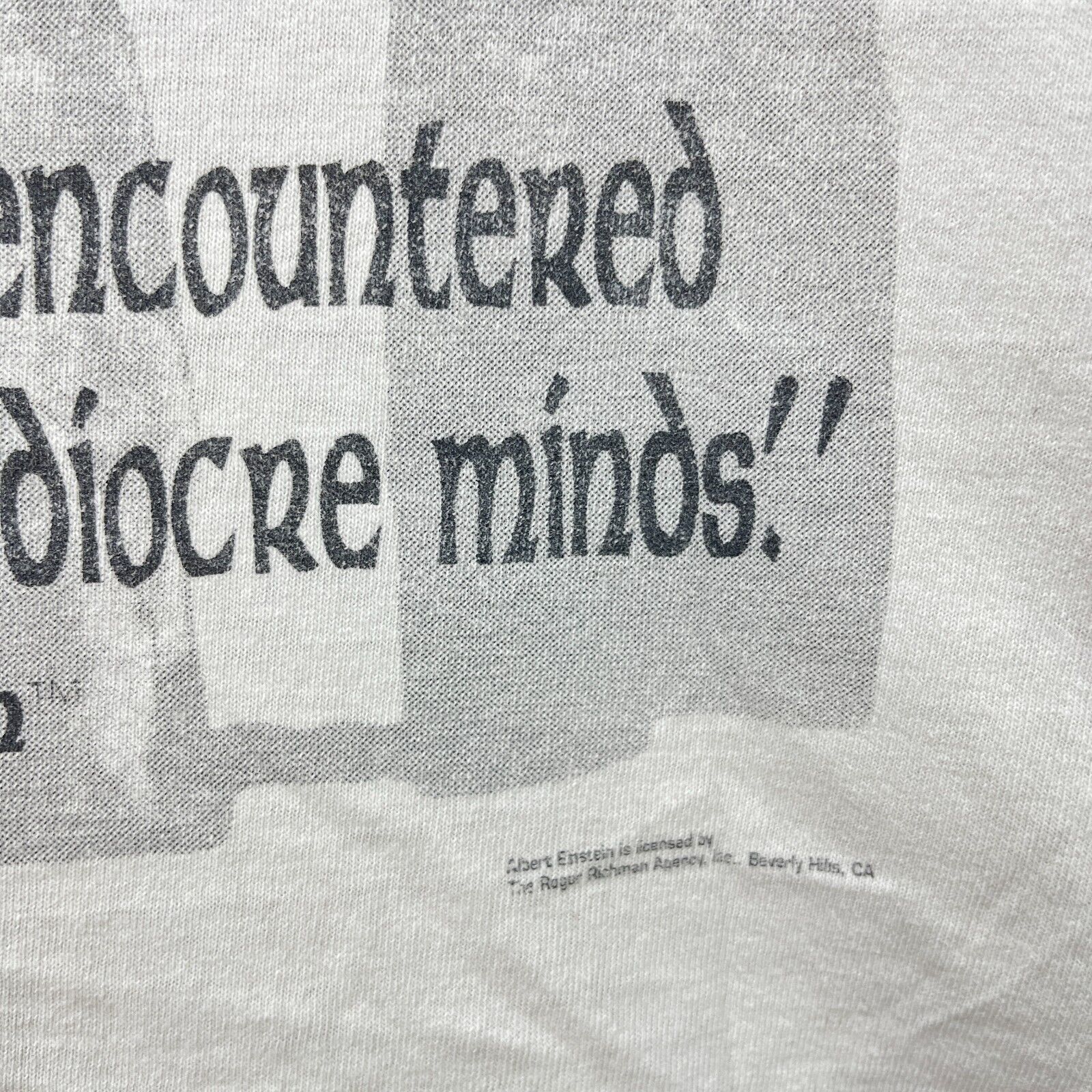 Vintage Vintage 90s Albert Einstein AOP Art Quote Large Andazia Size US L / EU 52-54 / 3 - 15 Thumbnail