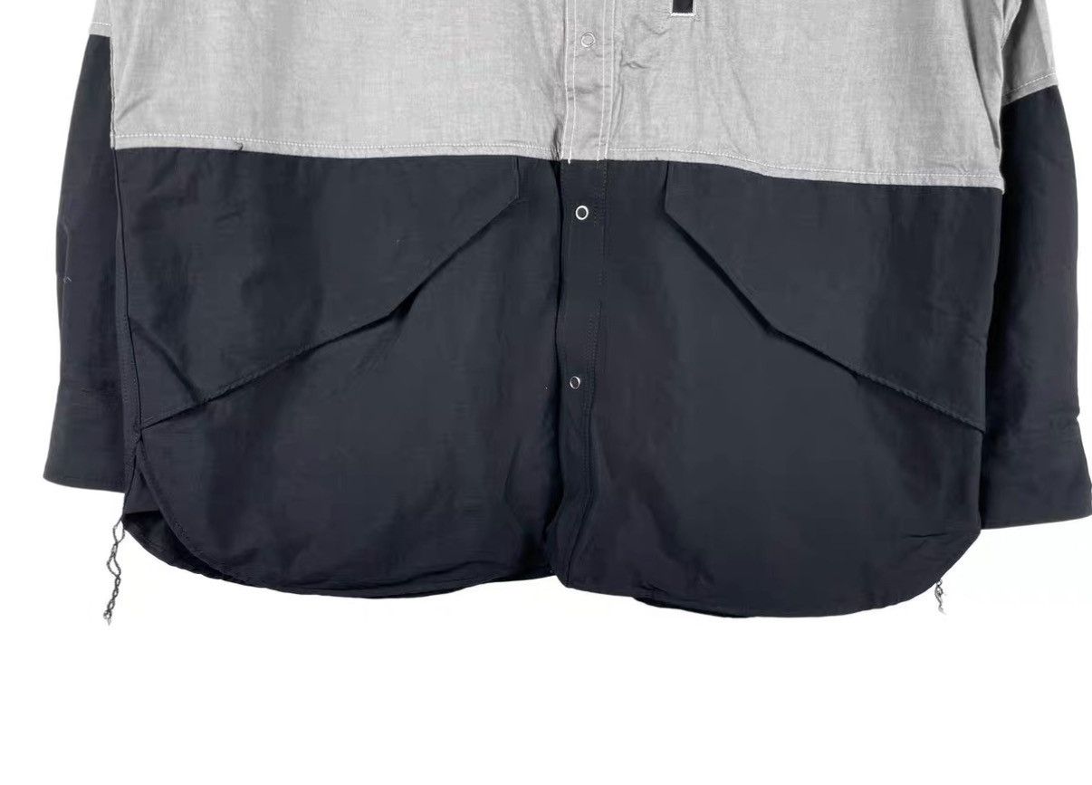 Comme des Garcons Homme COMME des GARÇONS HOMME CdG Color Block Zip Pocket Shirt J31 Size US M / EU 48-50 / 2 - 4 Thumbnail