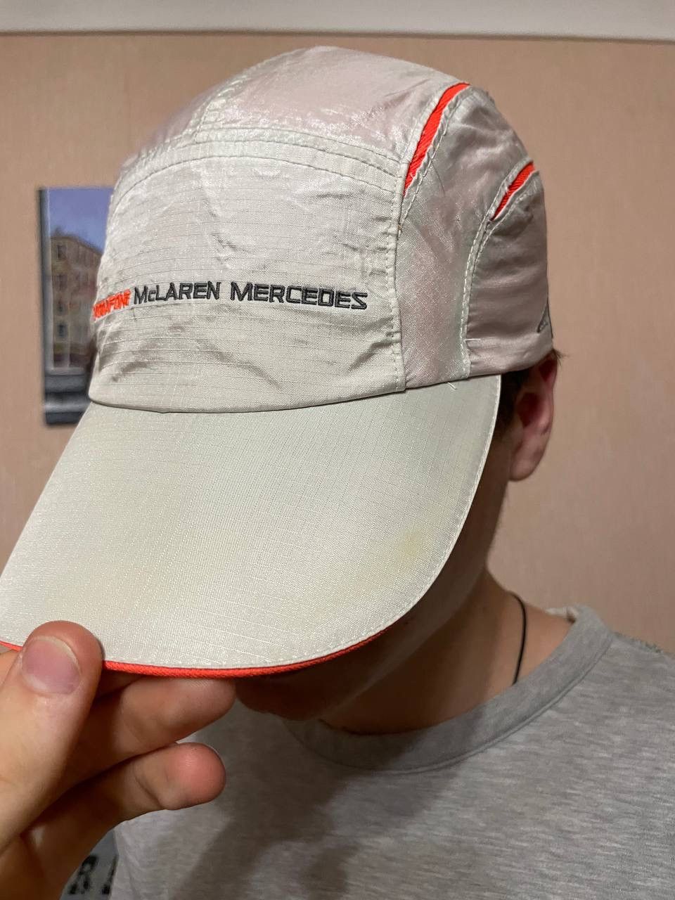 Malcolm McLaren × Mercedes-Benz Vodafone McLaren Mercedes Fernando Alonso Lewis Hamilton Cap Size ONE SIZE - 5 Thumbnail