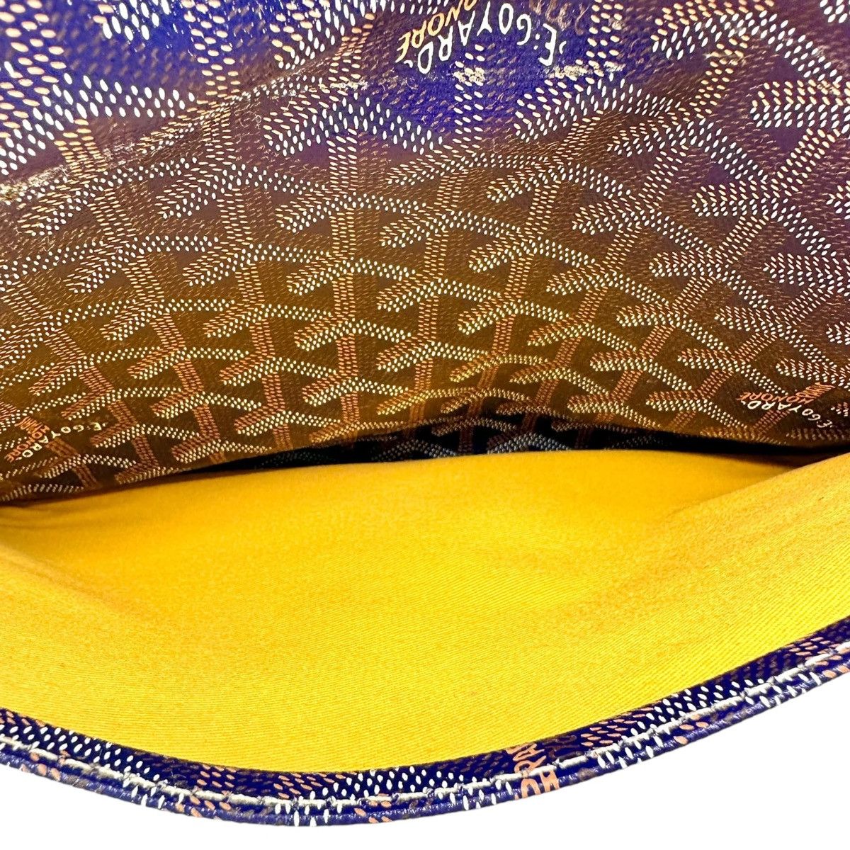 Goyard Goyard Belvedere MM Messenger Bag Navy Blue Pre-Owned Size ONE SIZE - 7 Thumbnail