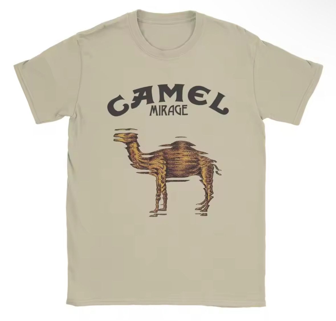 Streetwear Y2K Camel Mirage Band Style Short Sleeve T-Shirt