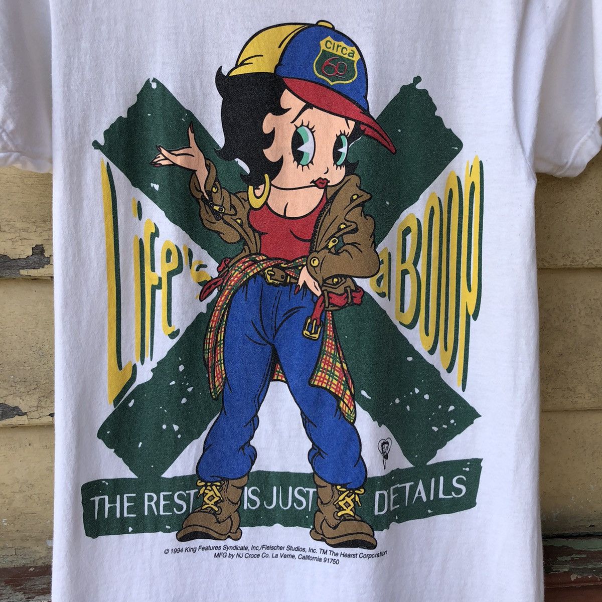 Tultex Vintage 90s Betty Boop Tshirt Size US S / EU 44-46 / 1 - 7 Thumbnail