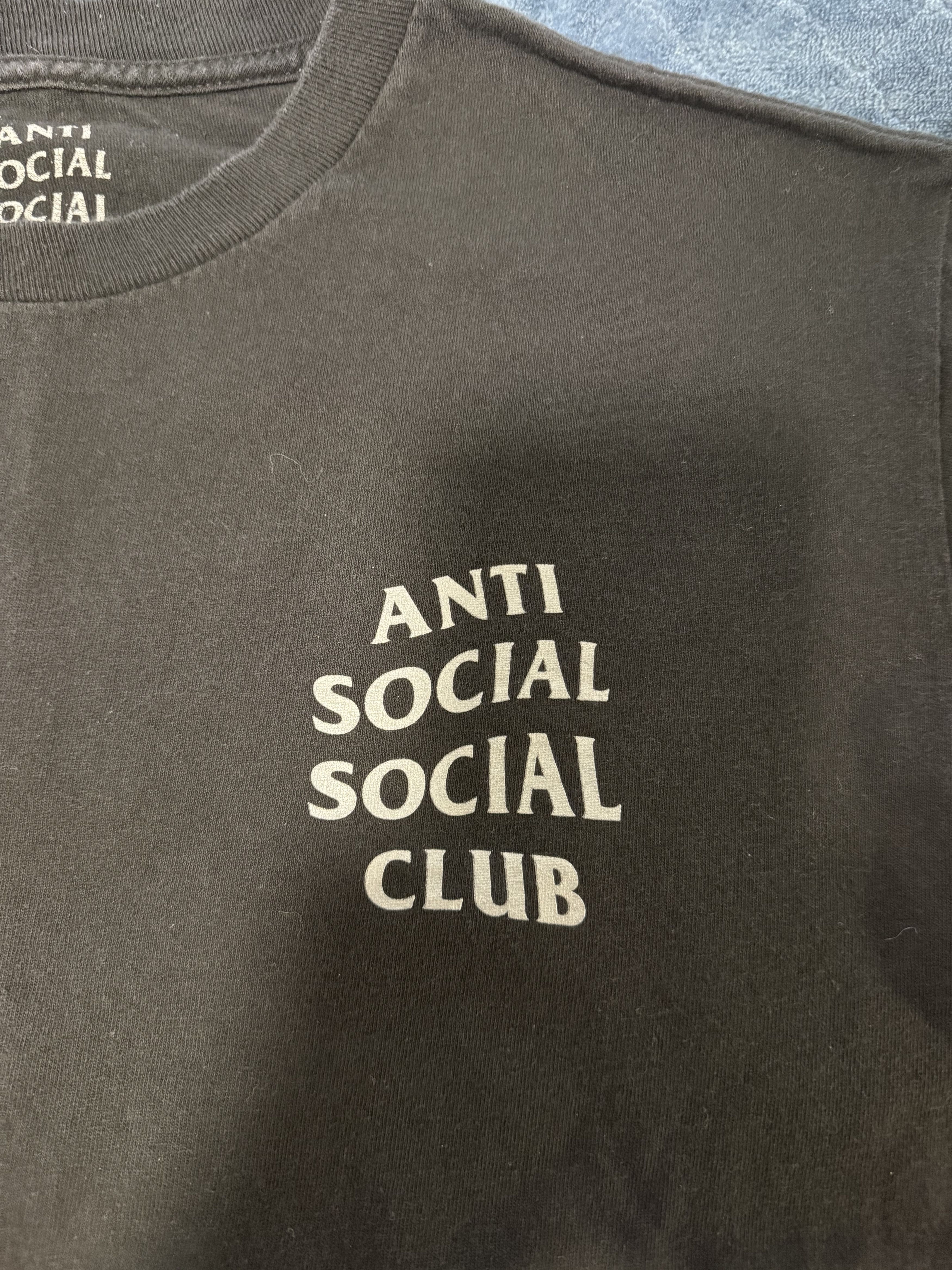 Anti Social Social Club Anti Social Social Club Black and Silver T-Shirt Size US M / EU 48-50 / 2 - 6 Thumbnail