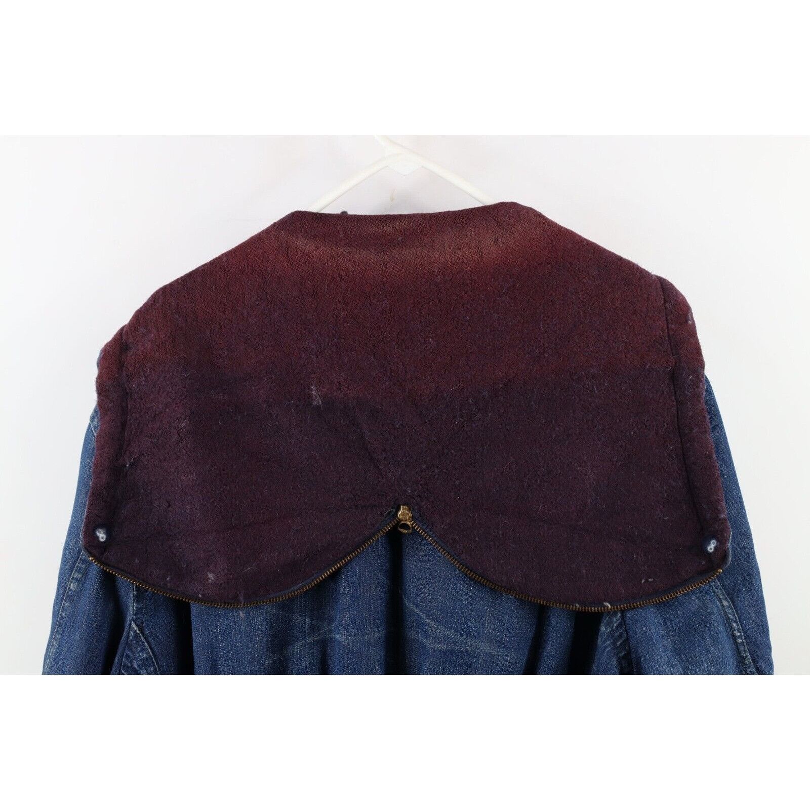 Vintage Vintage 50s Montgomery Ward Blanket Lined Denim Jacket Size US XL / EU 56 / 4 - 20 Thumbnail