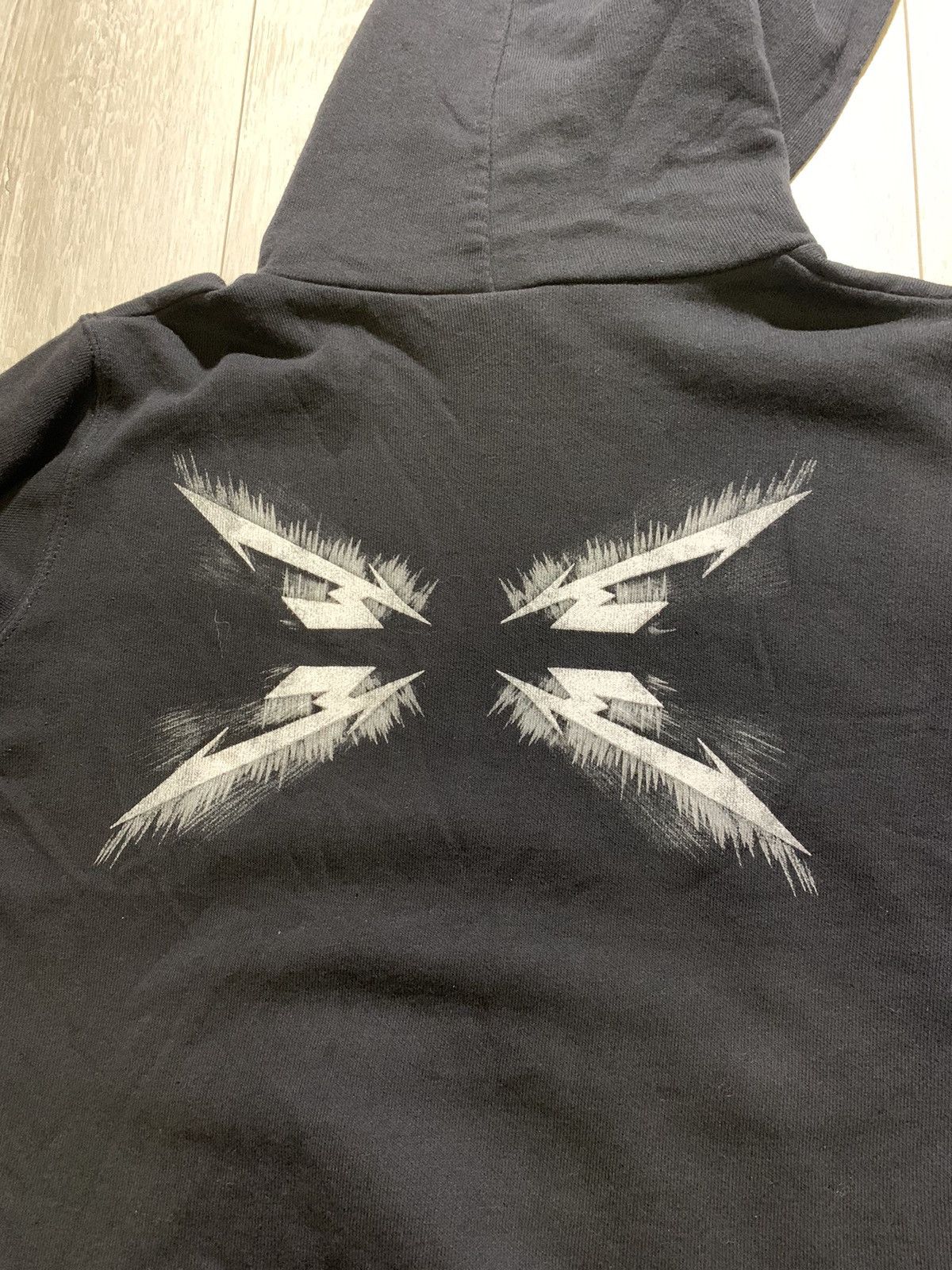 Band Tees Metallica Band Thrash Metal Black Faded Hoodie Rare Y2k Size US S / EU 44-46 / 1 - 6 Thumbnail