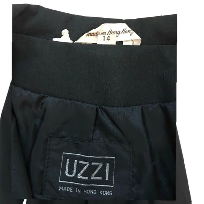 FUZZI Uzzi Women's Trench Coat Solid Black Lightweight Long Size 14 with Pockets Size XL / US 12-14 / IT 48-50 - 7 Thumbnail