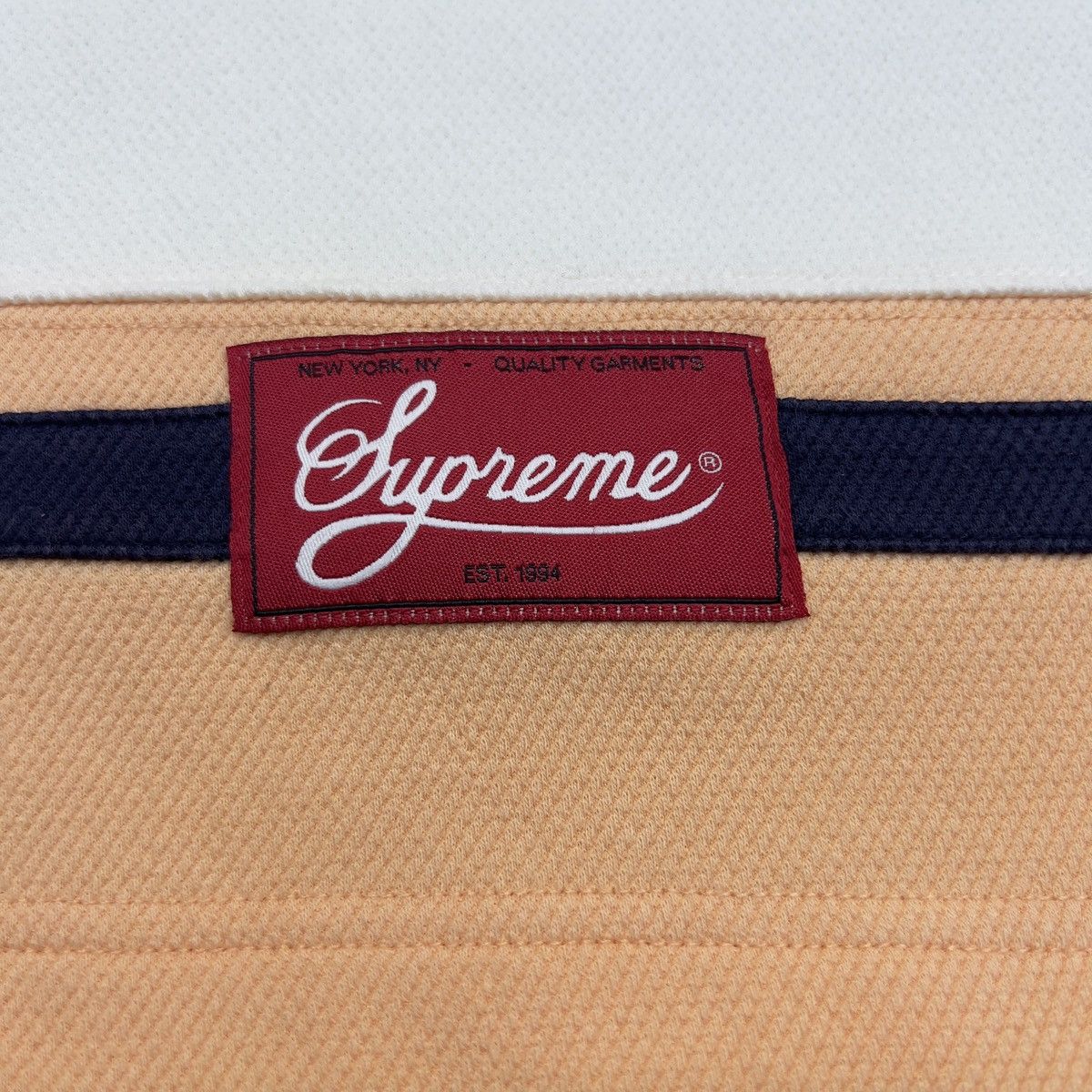 Supreme Supreme 17S/S Half Zip Rugby Peach Size M Size US M / EU 48-50 / 2 - 9 Thumbnail