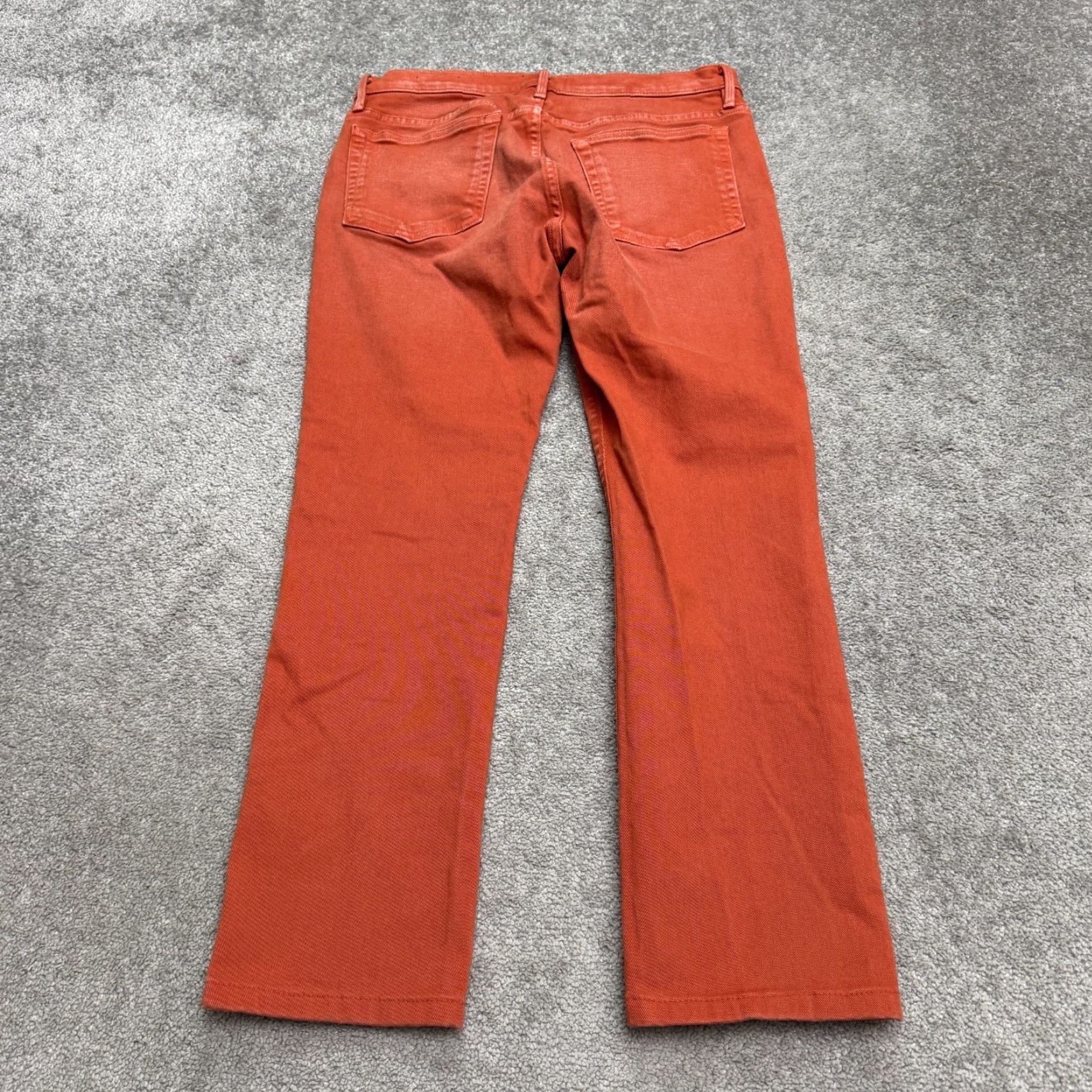 Frame Frame Jeans Men 32 Slim Denim Orange L'Homme FRAME Slim Fit Straight Leg with Stretch Size US 32 / EU 48 - 2 Thumbnail
