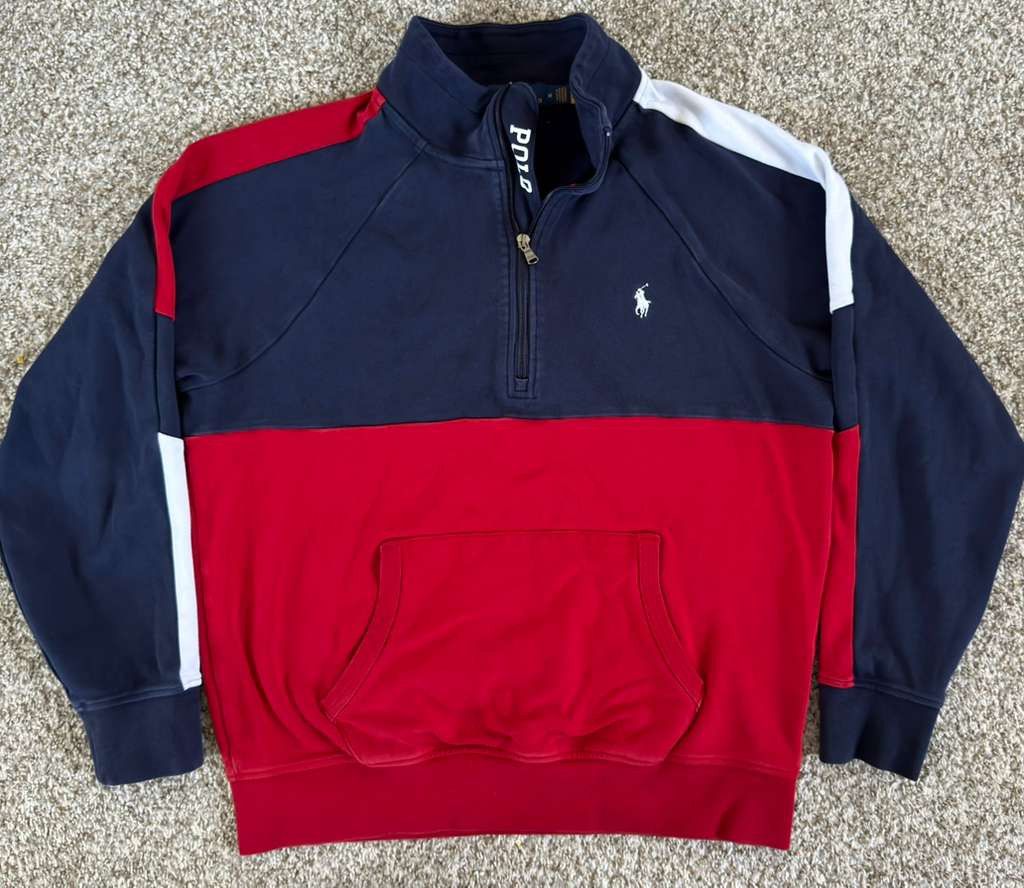 Polo Ralph Lauren Polo Ralph Lauren Quarter-Zip Pullover - Medium Size US M / EU 48-50 / 2 - 1 Thumbnail
