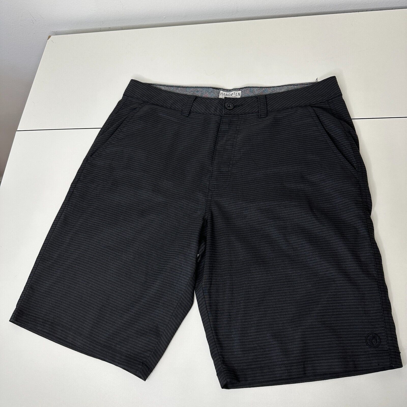 Hang Ten Hang 10 Black-Gray Daybreak 21" Everyday Short Stretch 34 Size US 37 - 14 Thumbnail
