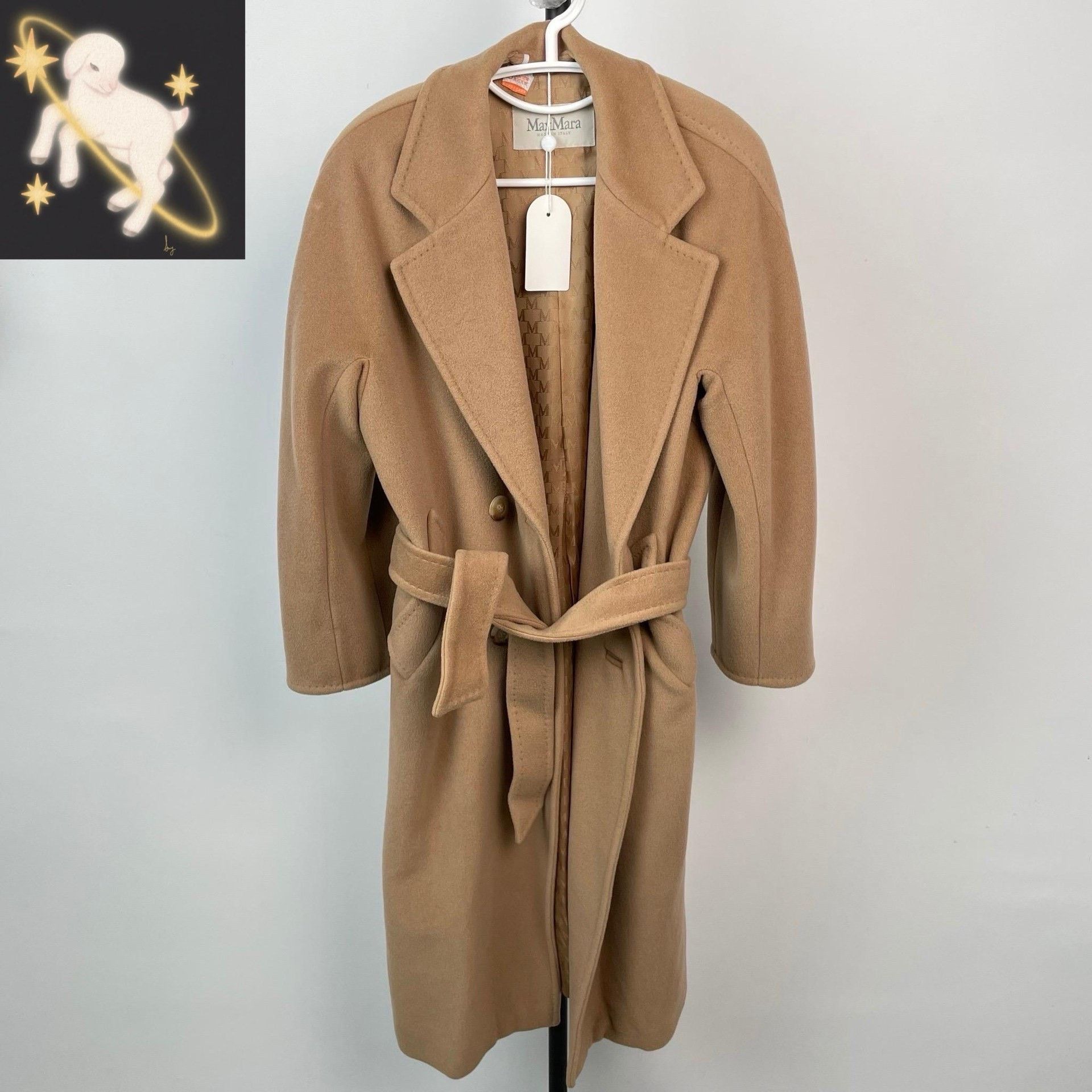Max Mara Max Mara Brown Coat 34 Women Size XS / US 0-2 / IT 36-38 - 1 Thumbnail