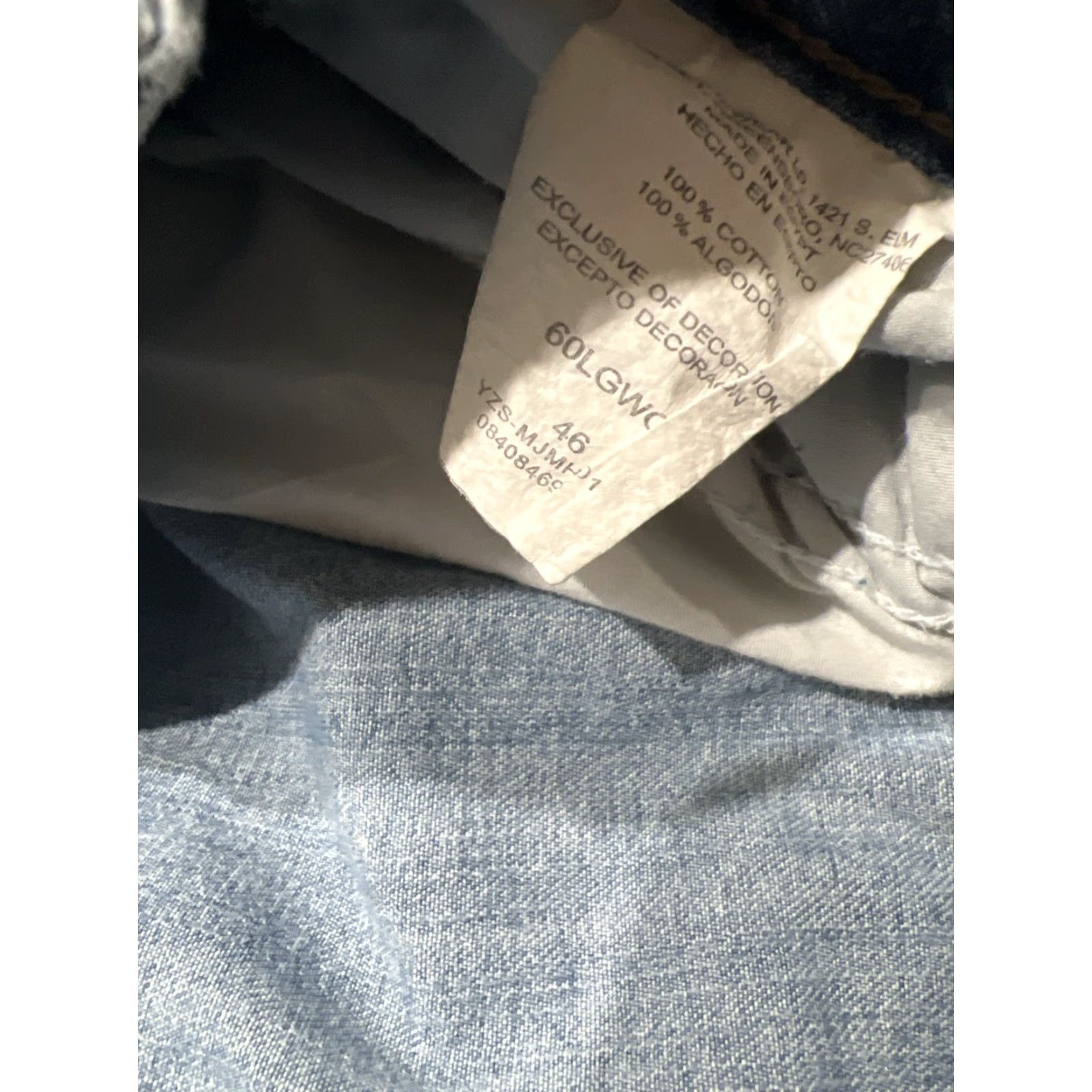 Wrangler Wrangler Denim Jean Shorts Cargo 46 Relaxed Fit Blue Men’s Y2K Size US 30 / EU 46 - 4 Thumbnail