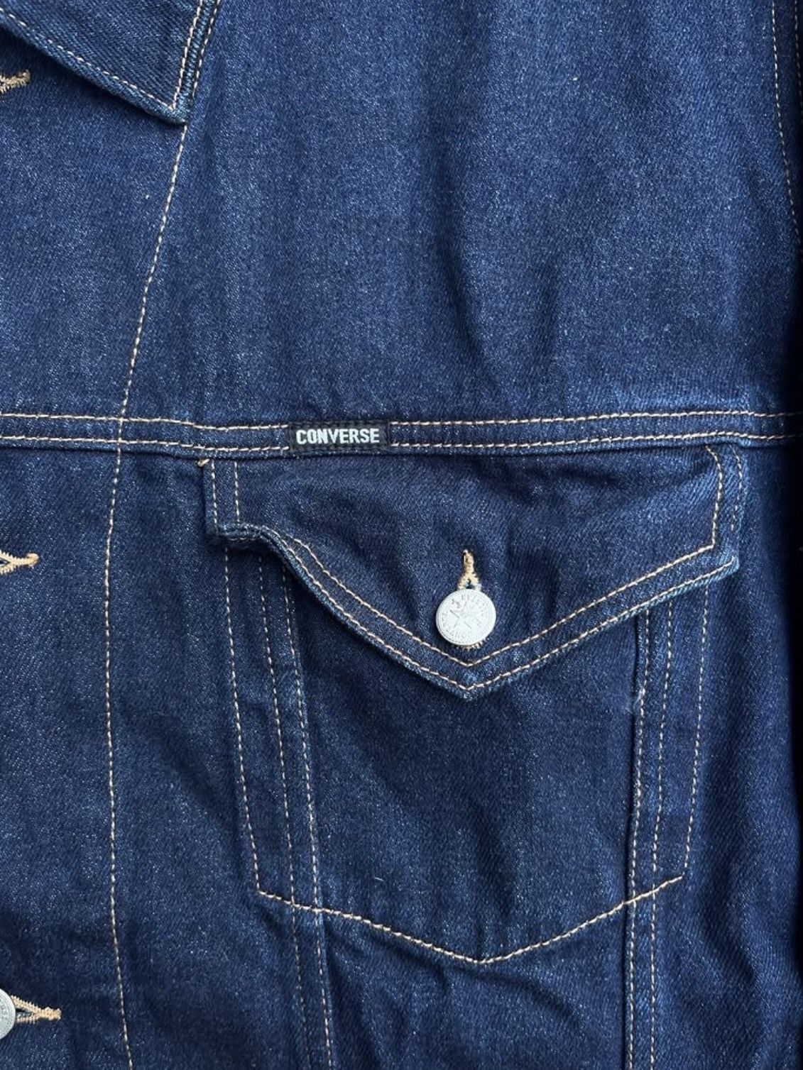 Converse Converse All Star Denim Jacket Size US XXL / EU 58 / 5 - 2 Thumbnail
