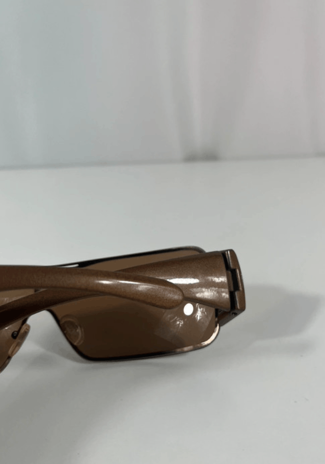 Prada PRADA Sunglasses Star Flame Wrap Shield Metal Size ONE SIZE - 7 Thumbnail
