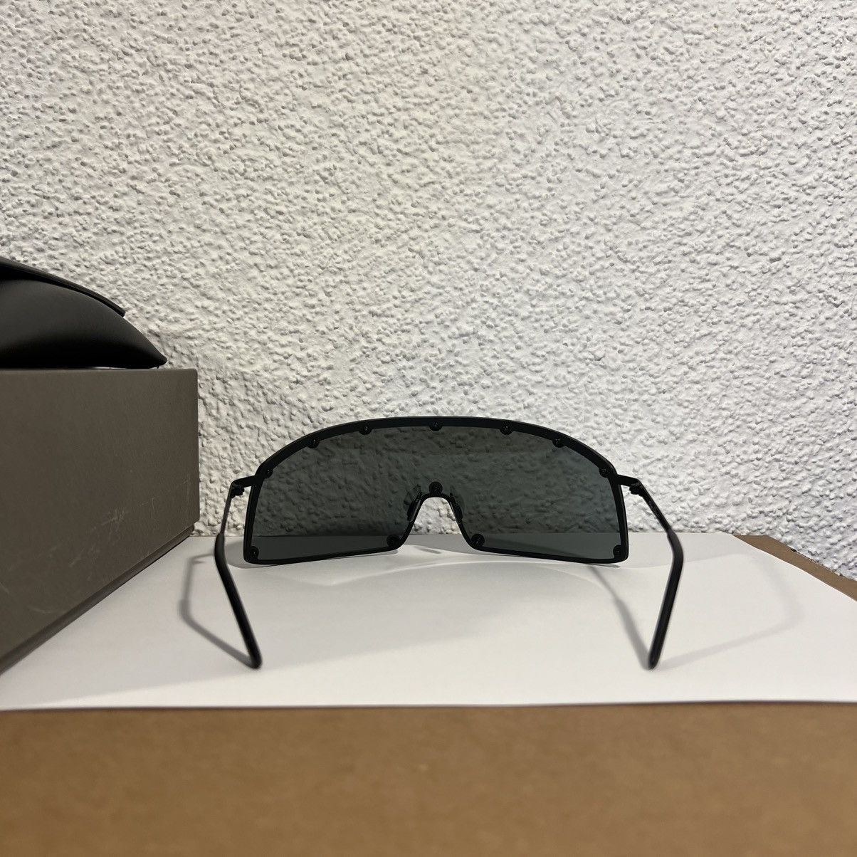 Rick Owens Rick Owens shielding sunglasses - black Size ONE SIZE - 2 Thumbnail