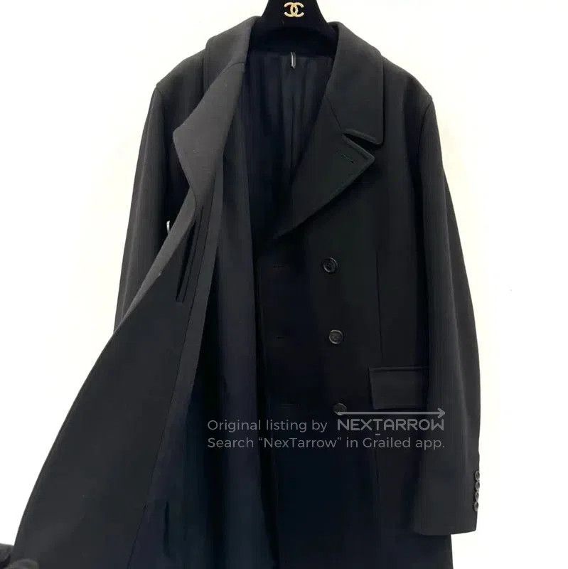 Dior Dior Black Wool Men's Windbreaker Coat . Size US L / EU 52-54 / 3 - 3 Thumbnail