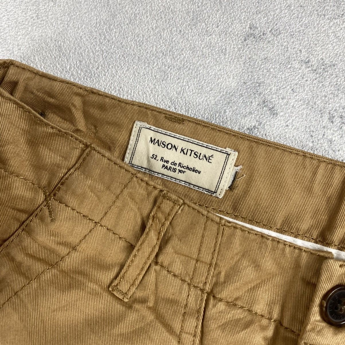 Maison Kitsune Maison Kitsune Fatigue Khaki Pants Size US 28 / EU 44 - 3 Thumbnail