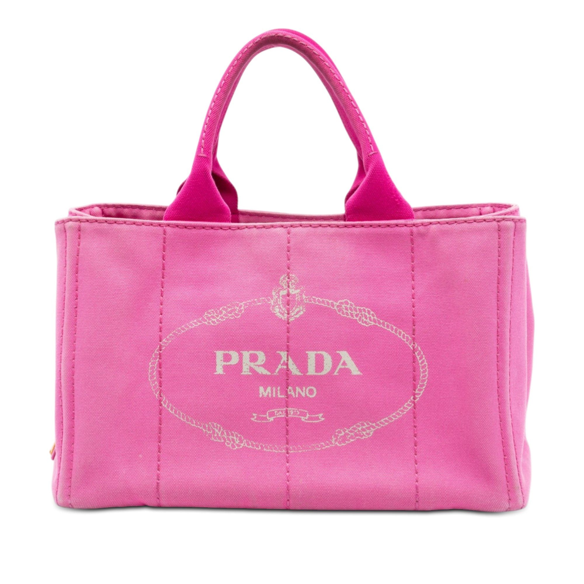 Prada Canvas Canapa Logo Satchel Size ONE SIZE - 1 Thumbnail