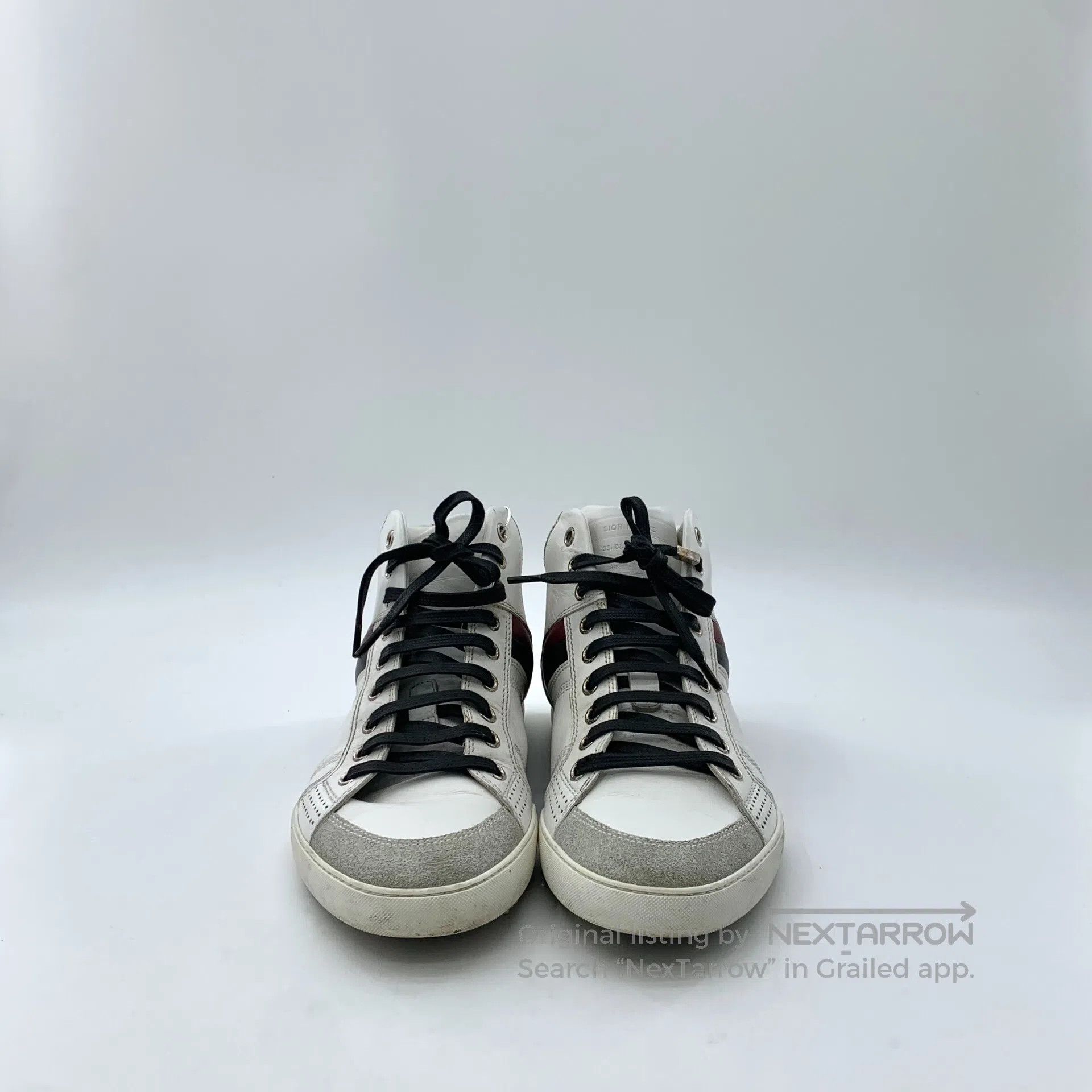 Dior Dior White laced casual flat mid-top board shoes| Size US 6 / EU 39 - 3 Thumbnail