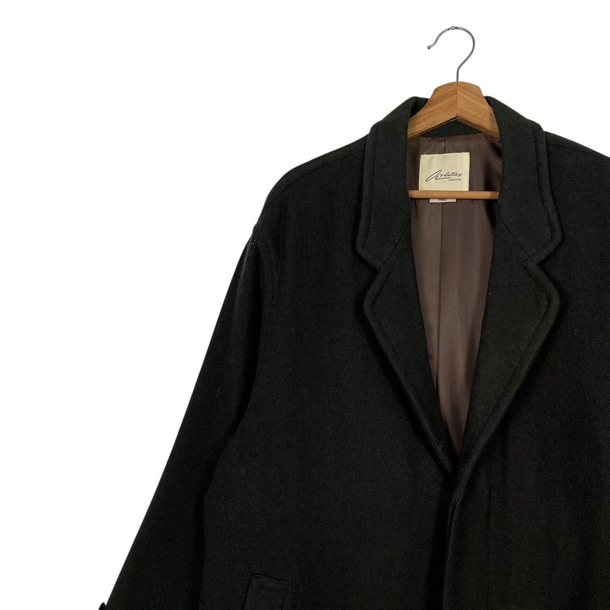 Japanese Brand S. Yoshihiko Arbatax Wool Overcoat Size US XL / EU 56 / 4 - 7 Thumbnail