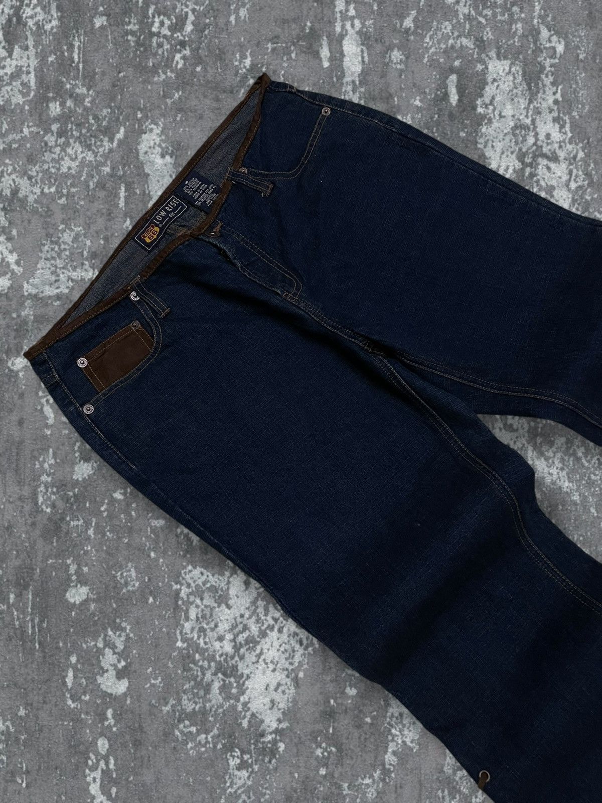 Japanese Brand Vintage 90s Designer Route 66 Rare Flared Lace Cowboy Denim Size US 32 / EU 48 - 7 Thumbnail