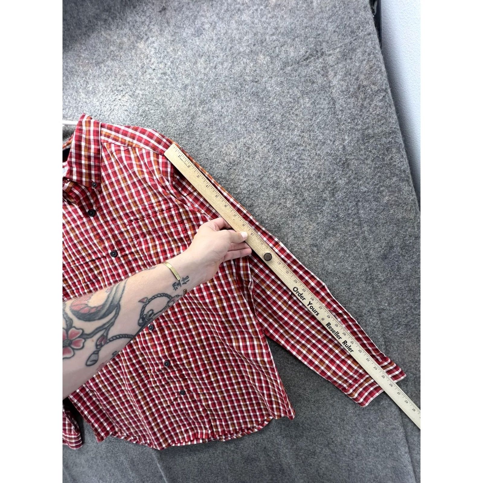Vintage Columbia Shirt Mens Large Red Check Long Sleeve Button Front Casual Woven Size US L / EU 52-54 / 3 - 5 Thumbnail