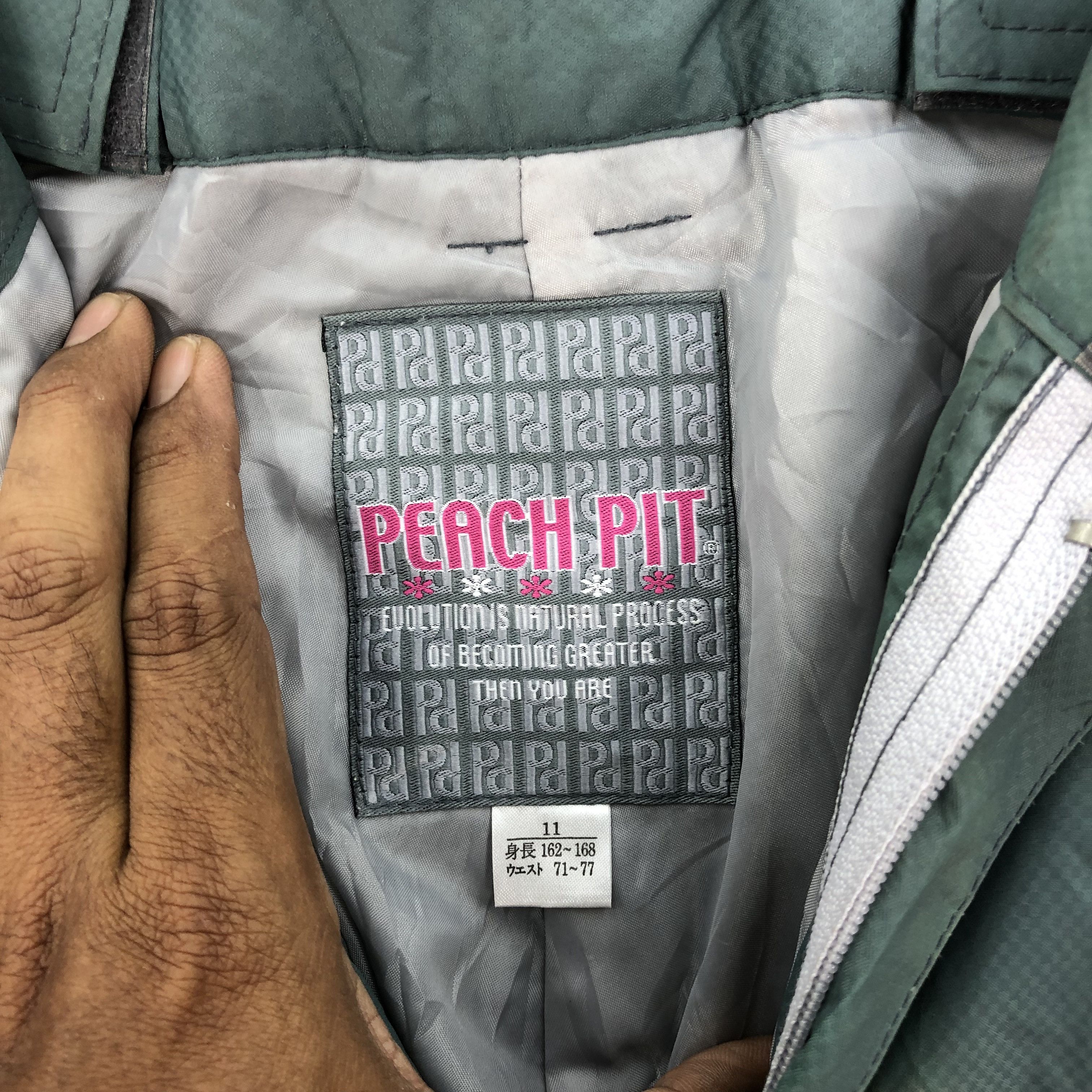 Japanese Brand × Vintage Vintage 90s Peach Pit Ski Jumpsuit Snowboards Ski Wear Pants Size US 30 / EU 46 - 7 Thumbnail
