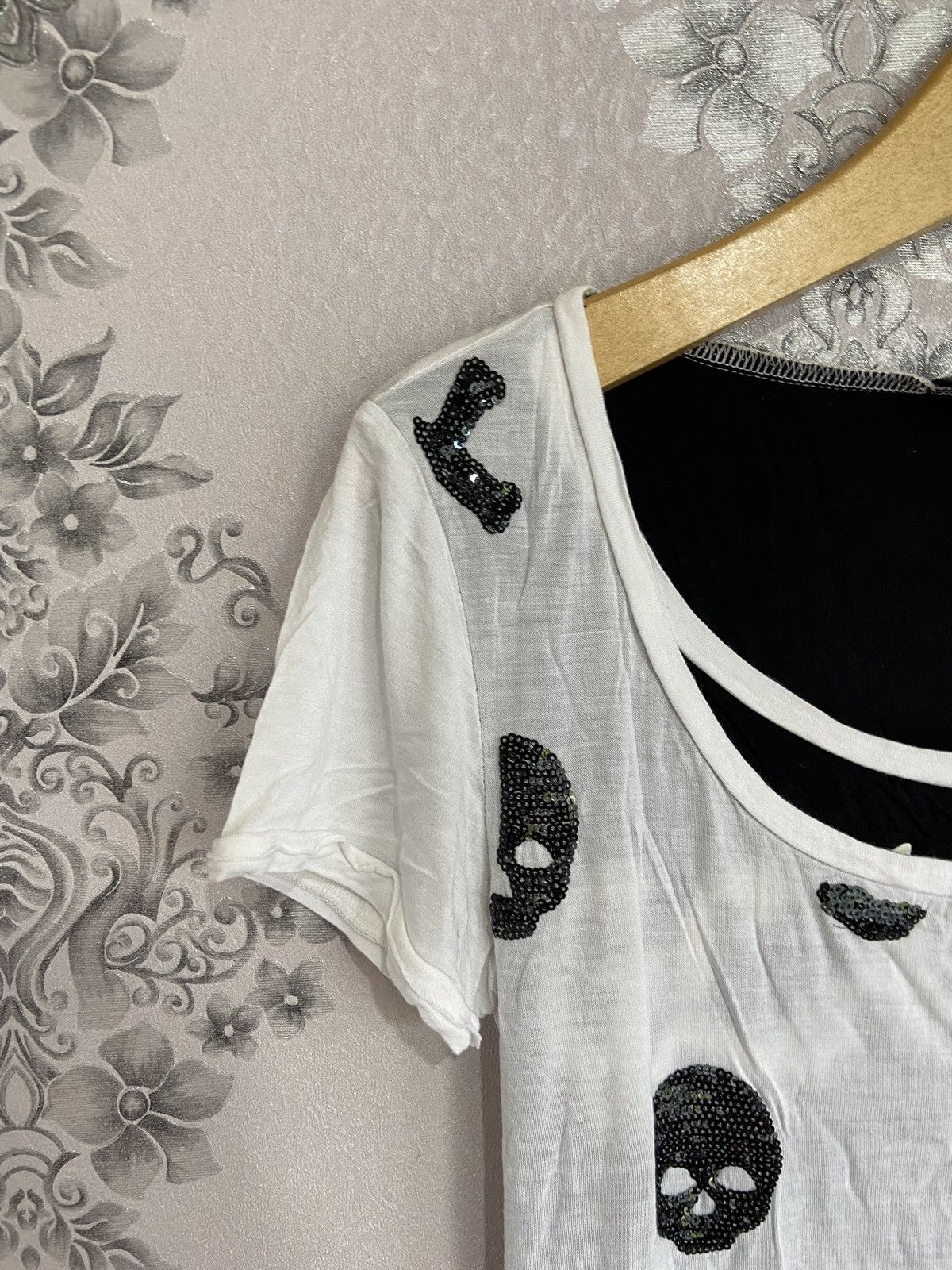 BIGI BIGI Skulls Double Layer Tshirt Size M / US 6-8 / IT 42-44 - 11 Thumbnail