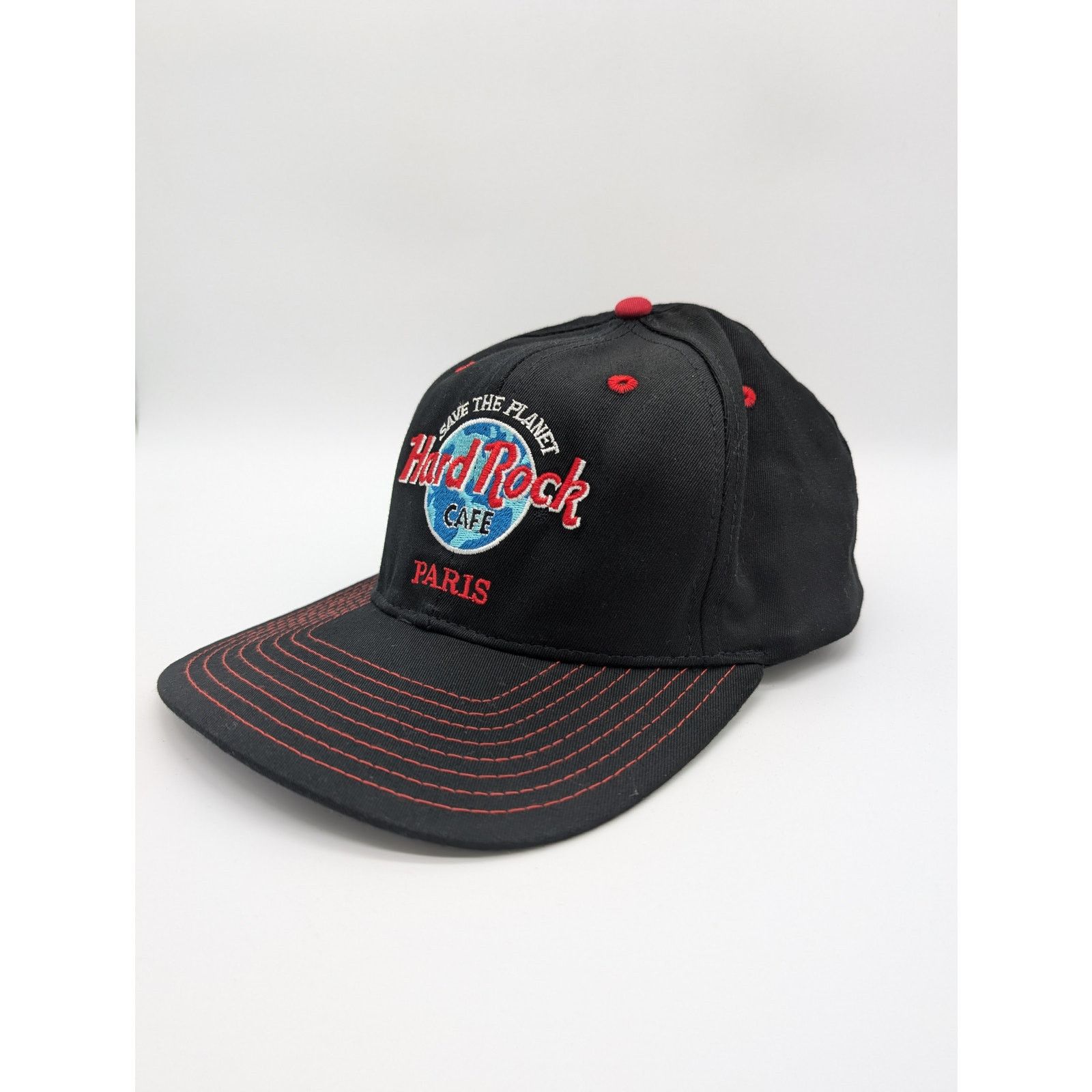 Hard Rock Cafe Hard Rock Cafe Paris Vintage black snapback hat cap Size ONE SIZE - 3 Thumbnail