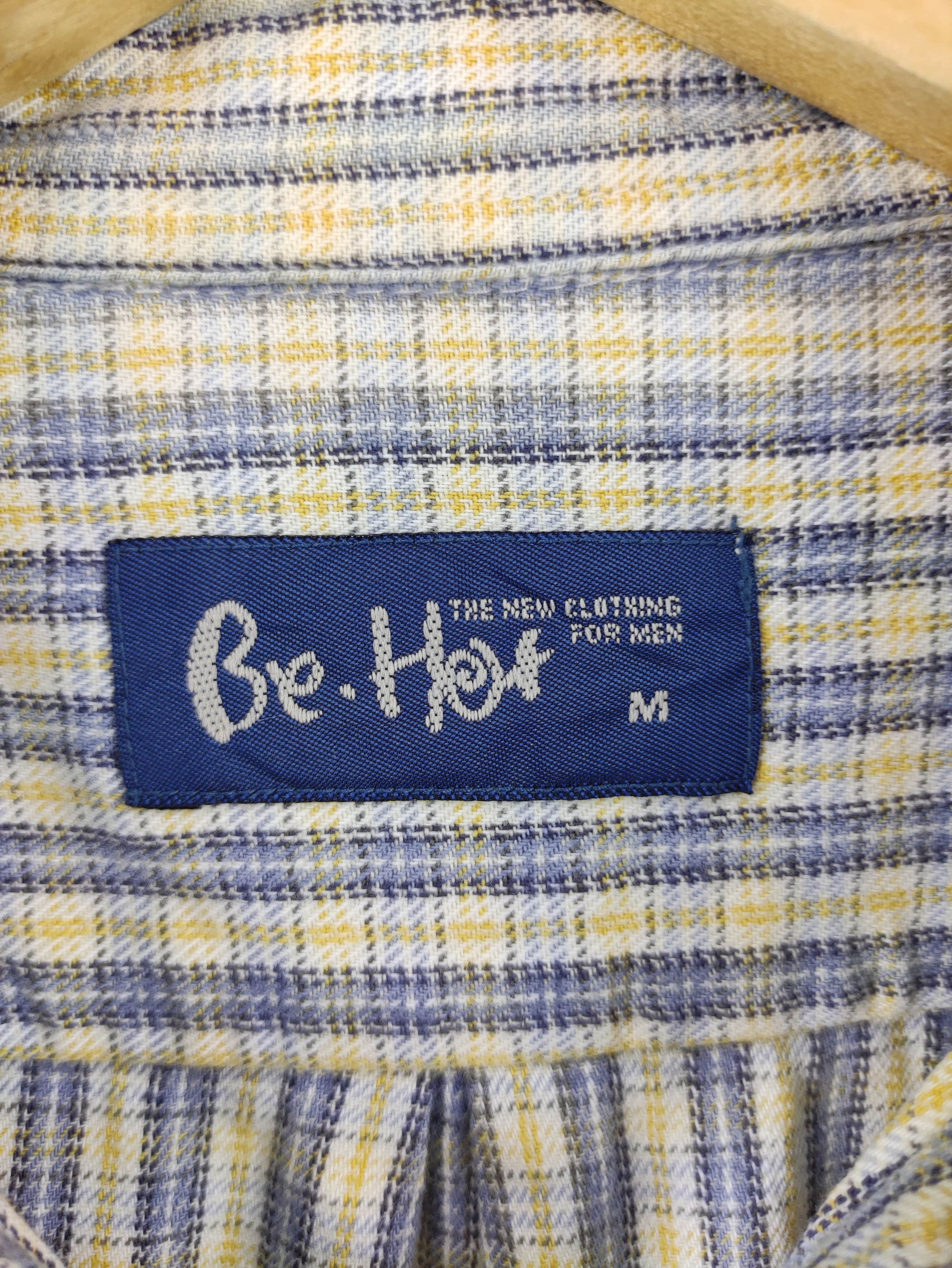Japanese Brand Vintage Ben-Hot Shirt Checkered Button Up Long Sleeve Size US M / EU 48-50 / 2 - 2 Thumbnail