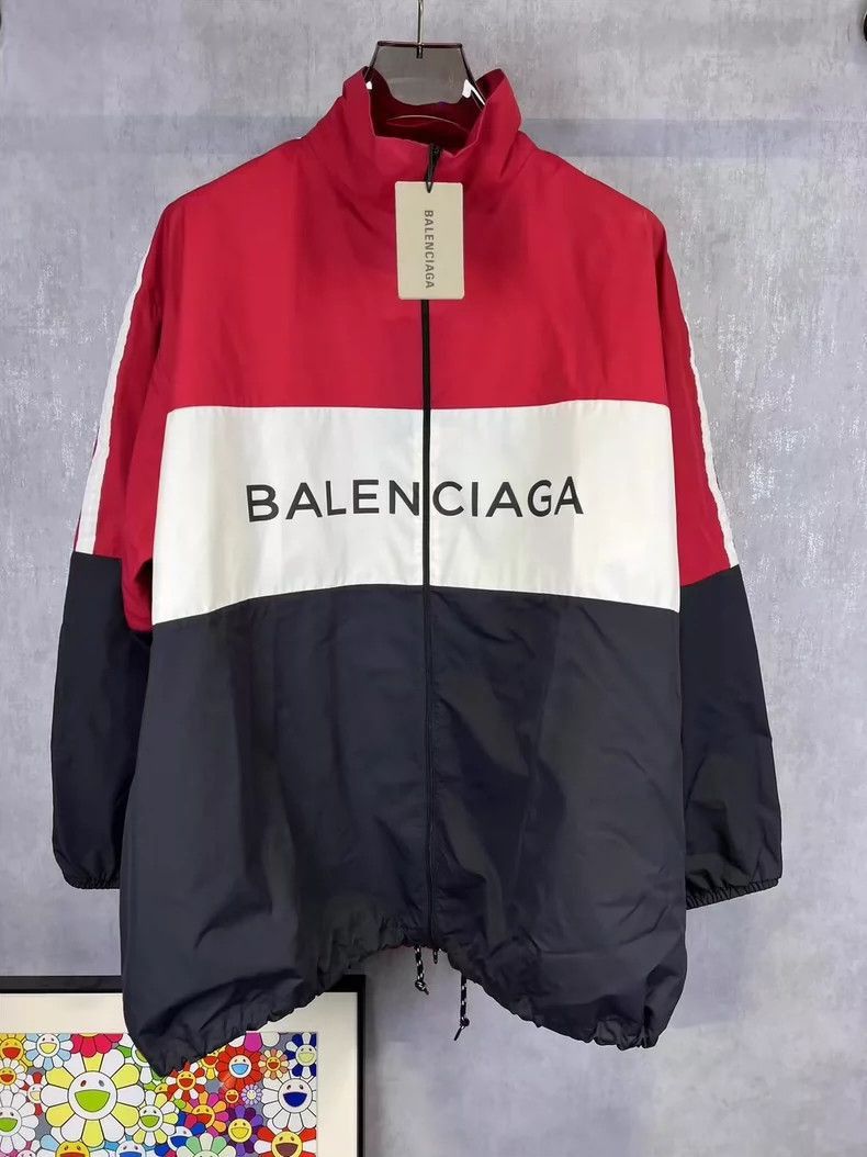 Balenciaga BALENCIAGA big LOGO stitching jacket-2506 Size US M / EU 48-50 / 2 - 1 Thumbnail