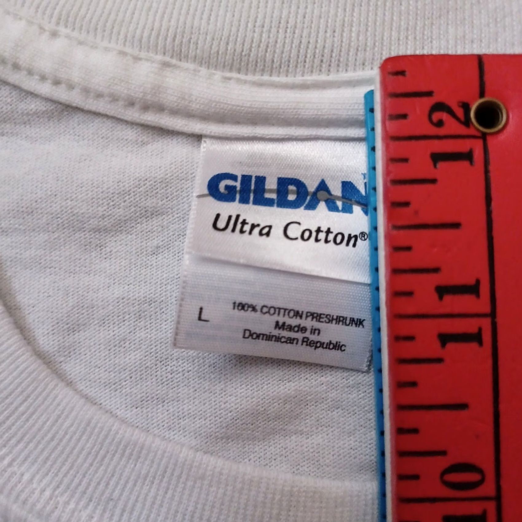 Gildan Kern County Bakersfield Short Track Mens T Shirt L White Biker Eddie Mulder 2011 Gildan Ultra Cotton Size US L / EU 52-54 / 3 - 2 Thumbnail