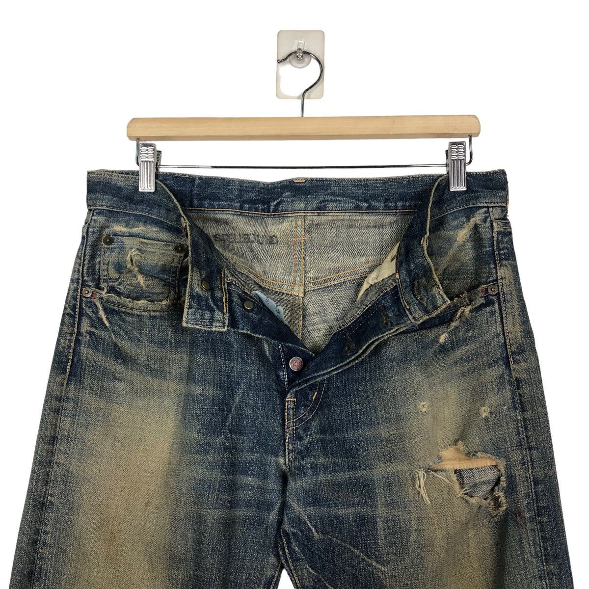 Japanese Brand 🔥VINTAGE SELVEDGES DENIM JEANS DOMINGO LTD CO JAPAN MADE Size US 34 / EU 50 - 18 Thumbnail