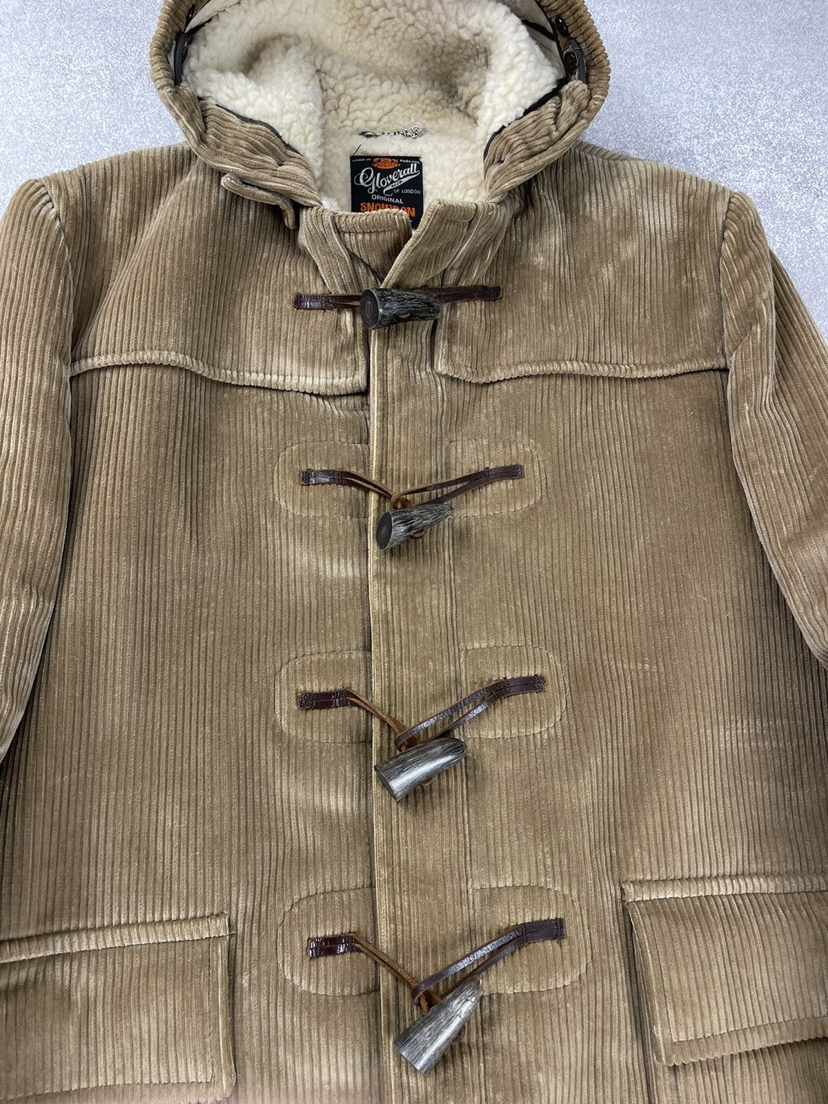 Gloverall × Vintage Vintage Gloverall Corduroy Duffle Coat Jacket Size US M / EU 48-50 / 2 - 8 Thumbnail