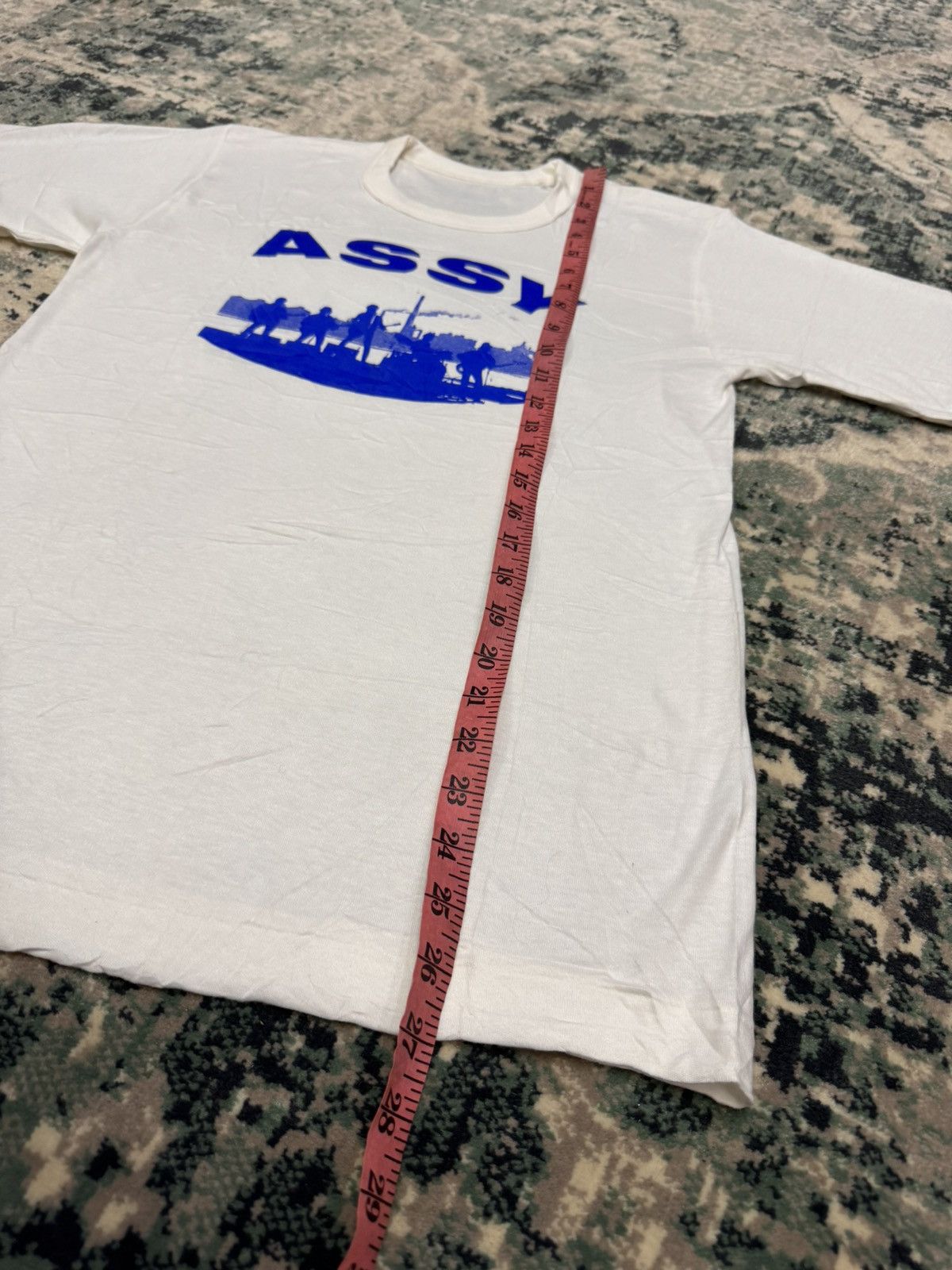 Band Tees VINTAGE 1980s ASSY JAPANESE RETRO BAND Size US S / EU 44-46 / 1 - 3 Thumbnail