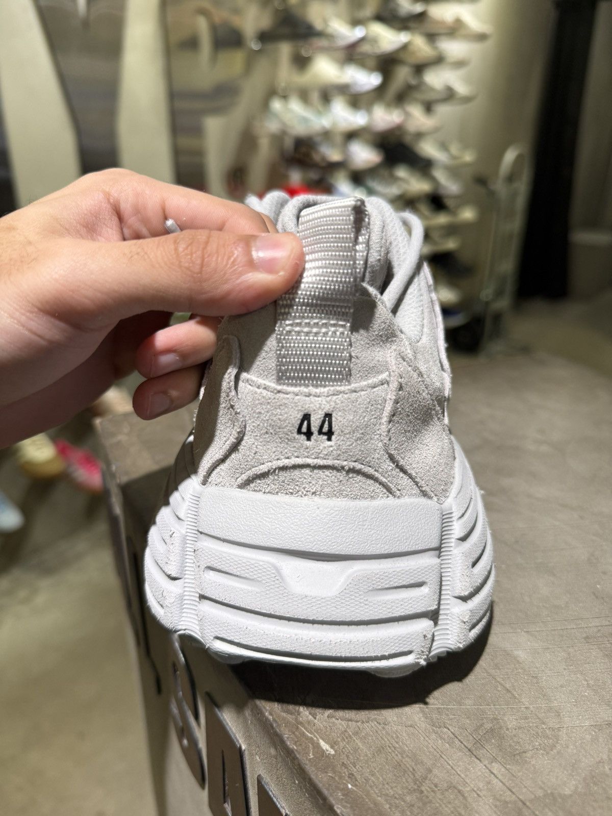 Balenciaga Balenciaga Monday Shoe Light Grey Size US 11 / EU 44 - 11 Thumbnail
