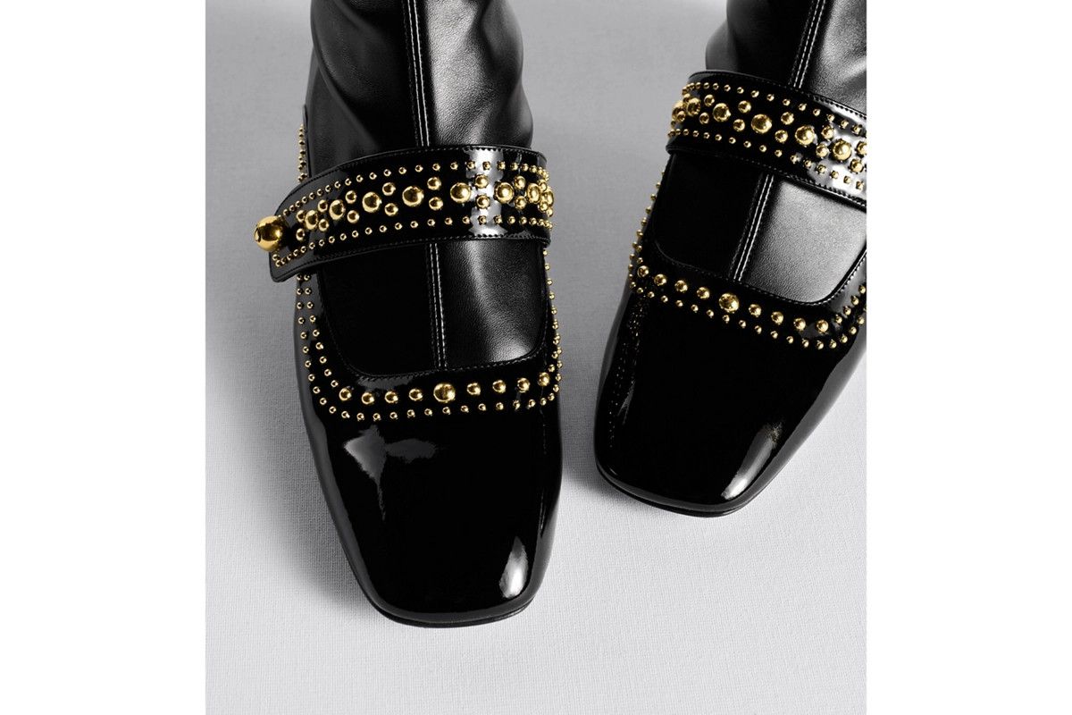 Dior o1bcso1str0226 Belle D Heeled Ankle Boot in Black Size US 7 / IT 37 - 7 Thumbnail
